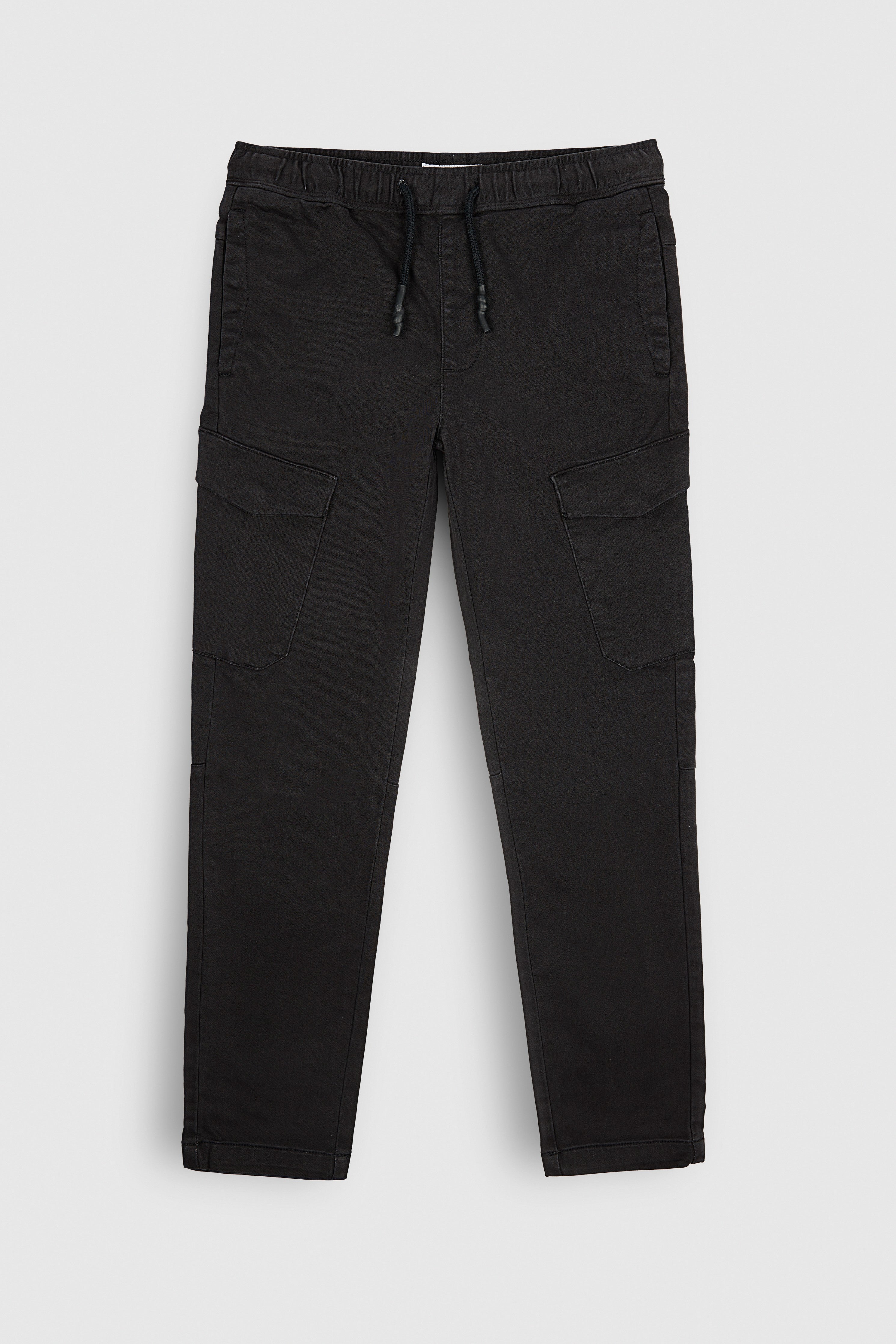 Teddy Smith P-Piky Cargo JR pantalon cargo garçon charbon coton
