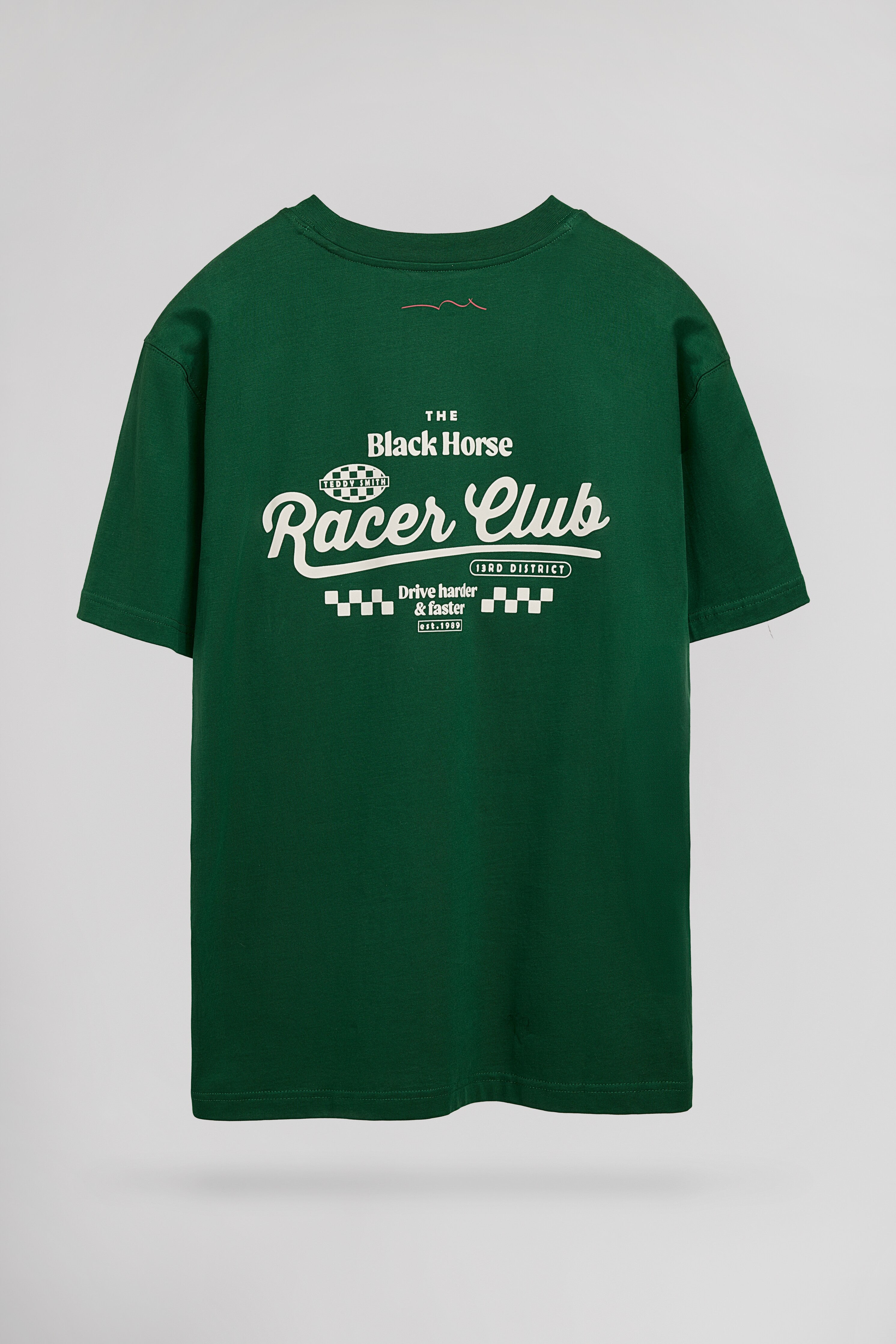 Teddy Smith T-Racer MC t-shirt homme vert coupe ample