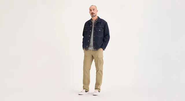 Dockers Utility pantalon cargo droit beige toile coton