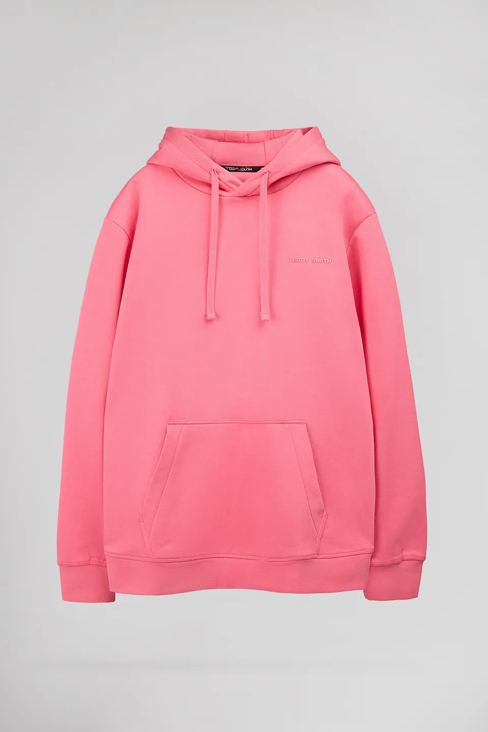 Teddy Smith S-Nark Hoody Rose Vif sweat capuche molleton