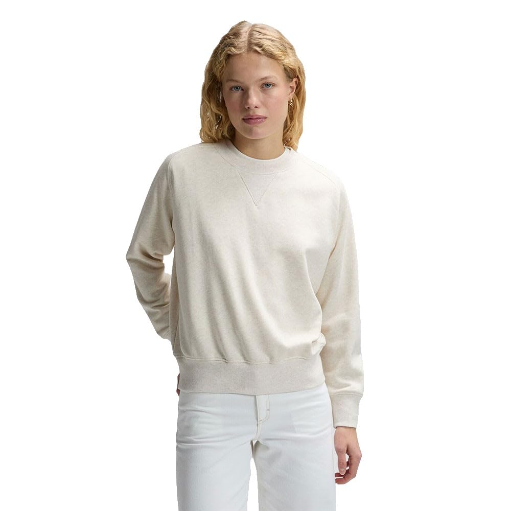 Lee Raglan Crew SWS sweat femme marron luxueux polaire
