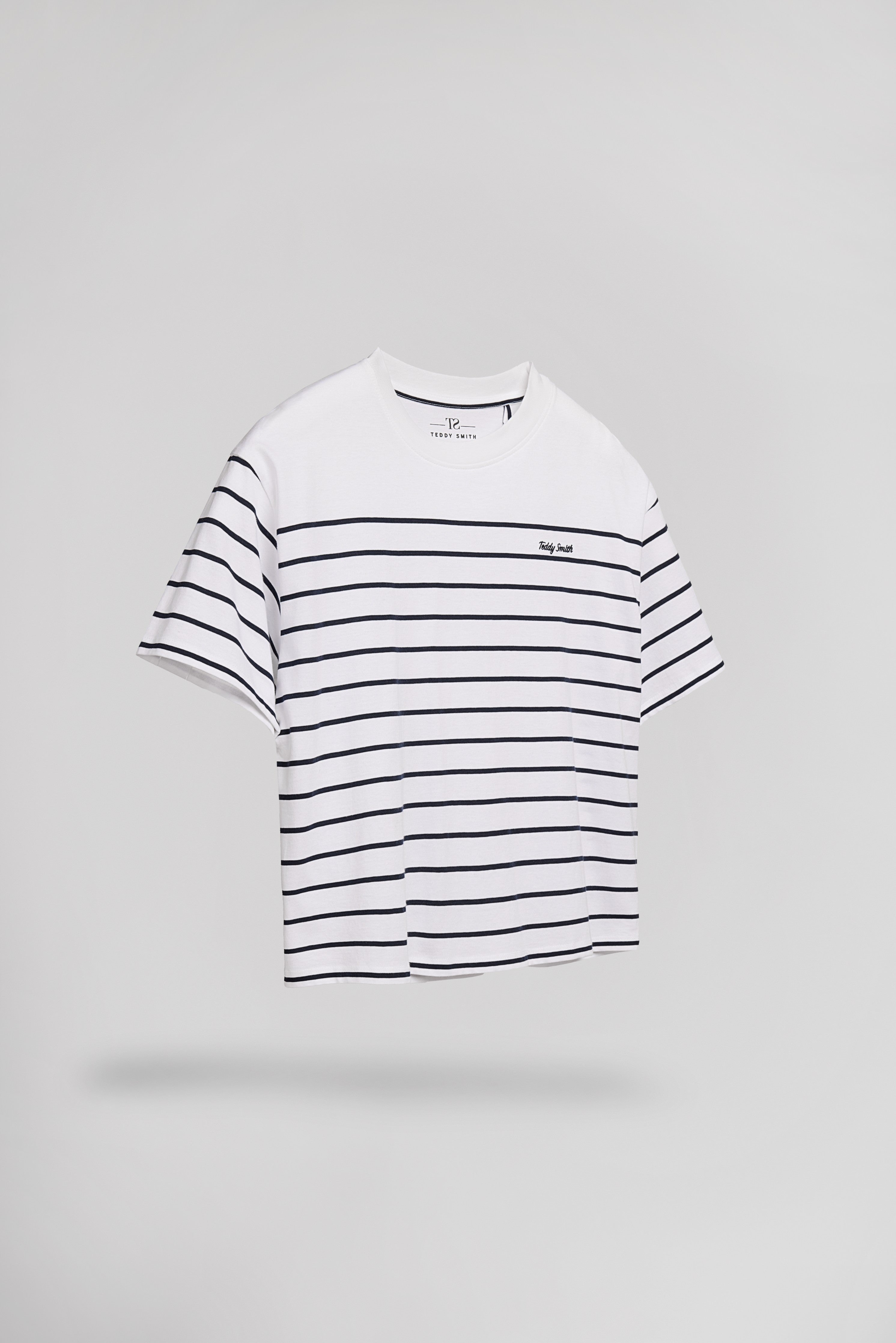 Teddy Smith T-Carla Stripes t-shirt rayé dark navy femme