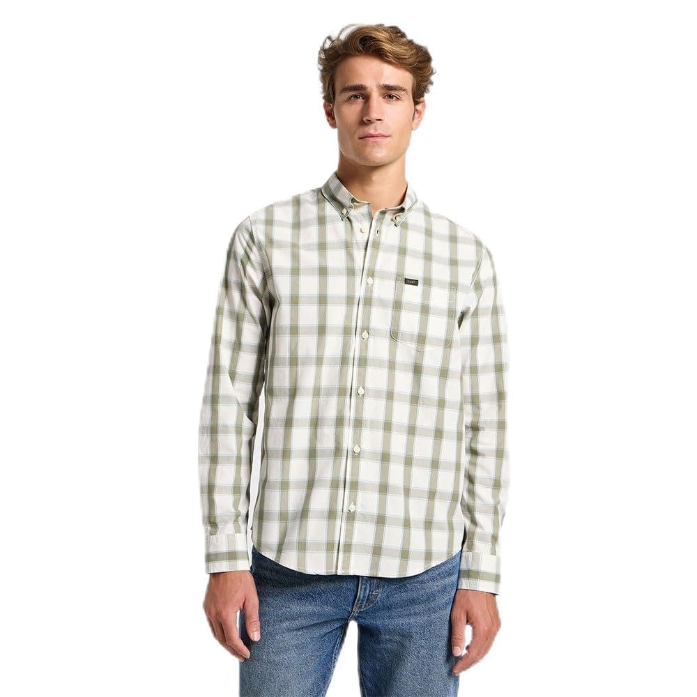 Lee Button Down Chemise Homme Lakeside Wash Taille XL