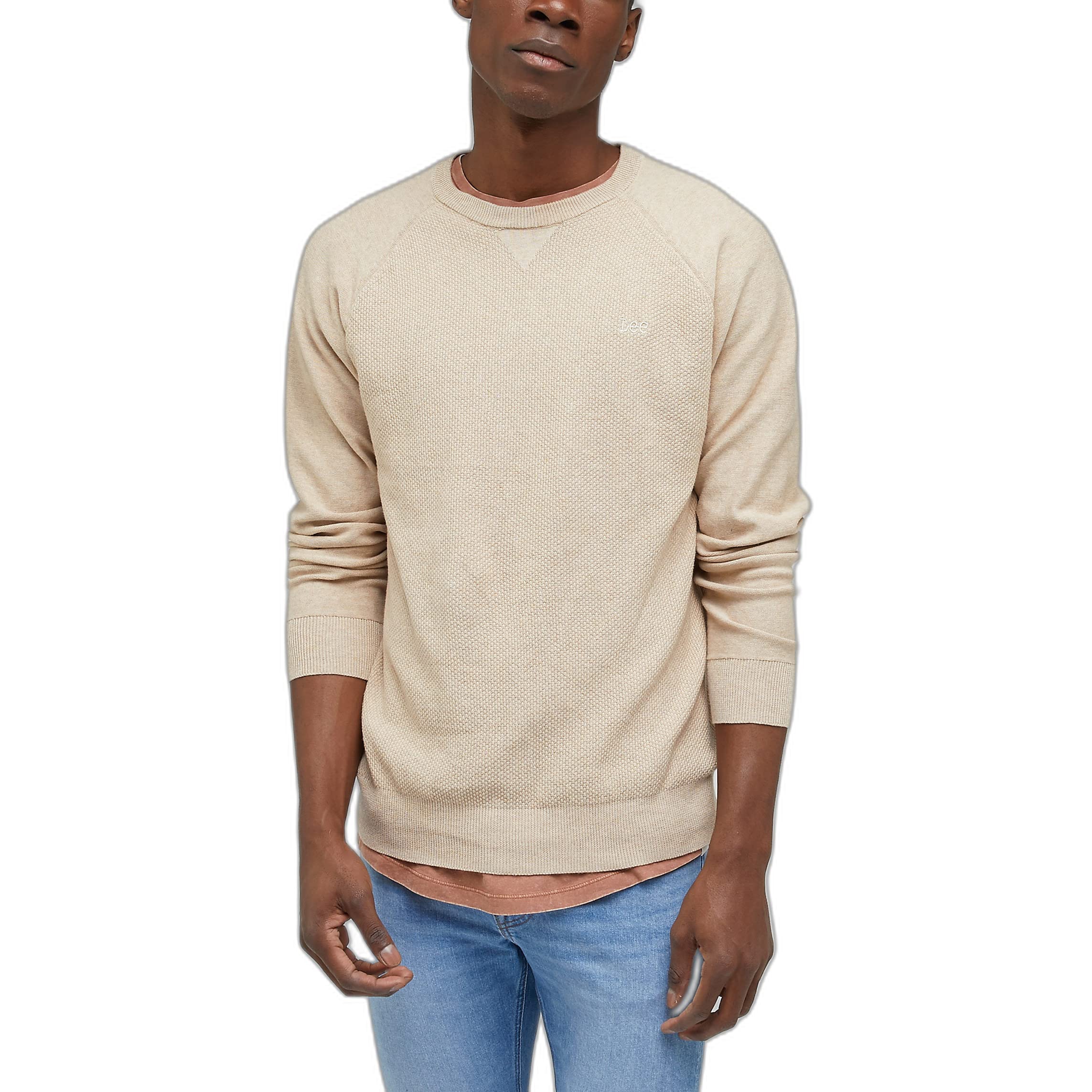 Lee Raglan Crew pull homme col rond manches raglan