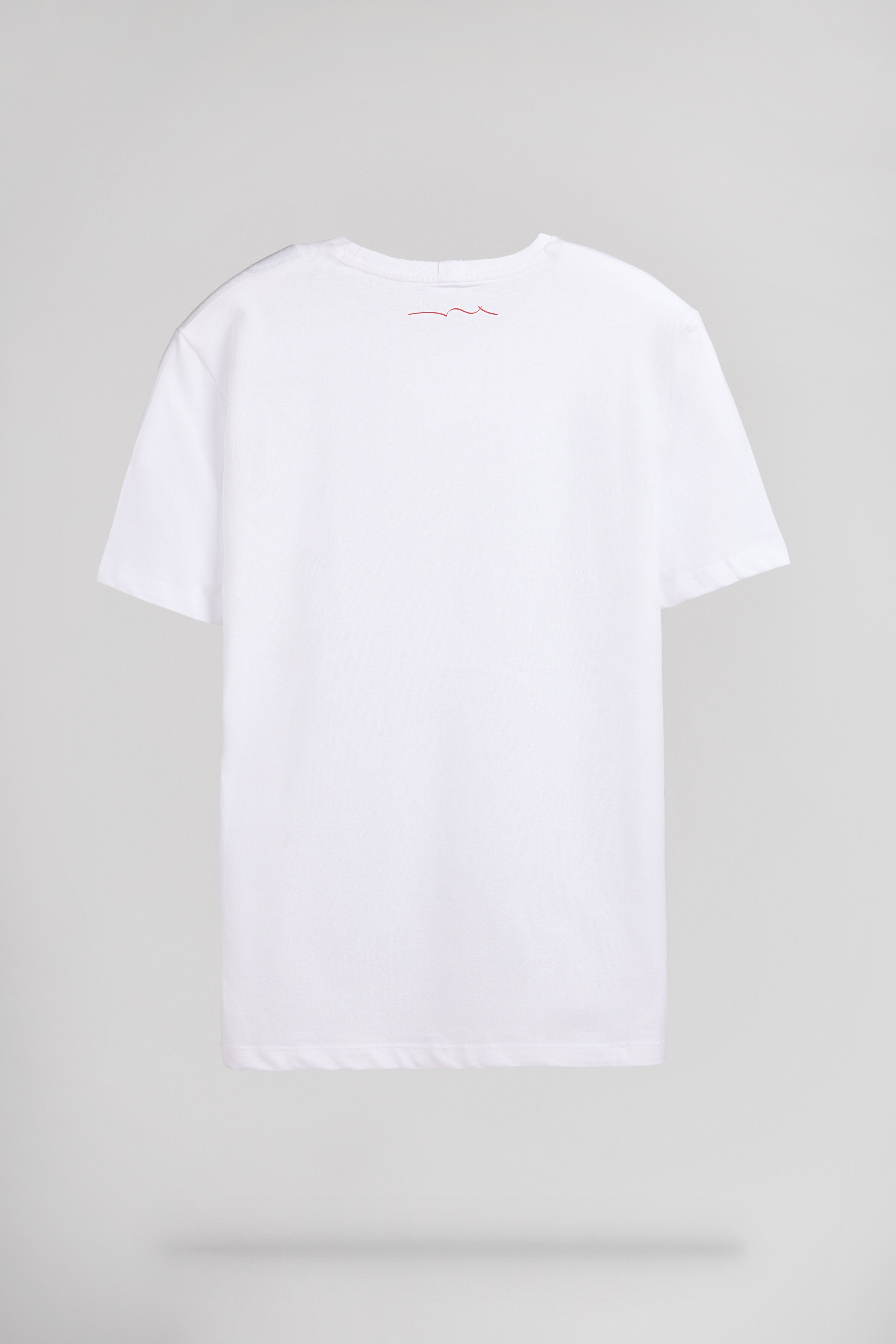 Teddy Smith T-Soy 2 T-shirt col rond blanc coton homme