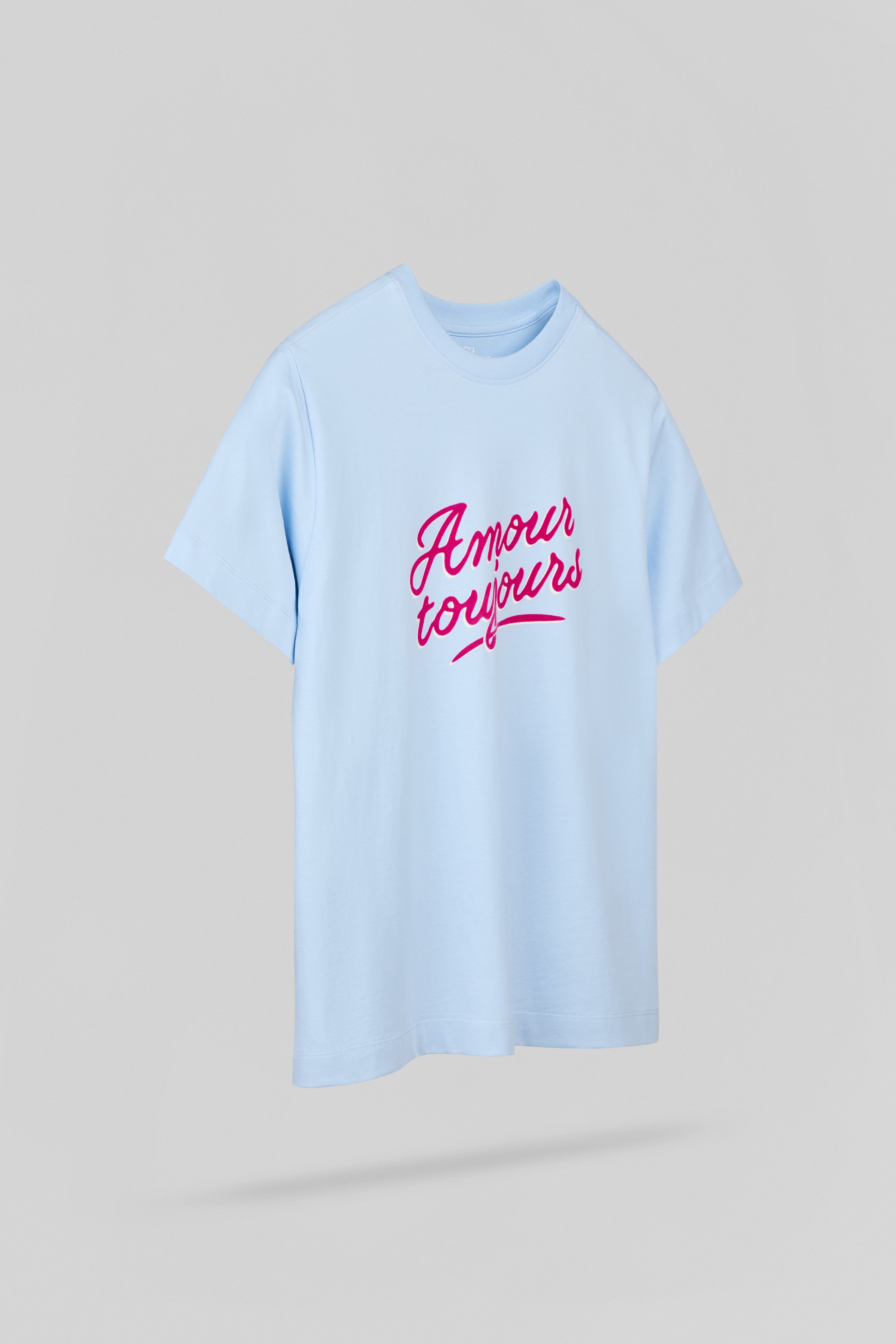 Teddy Smith T-Amour MC JR t-shirt bleu ciel fille