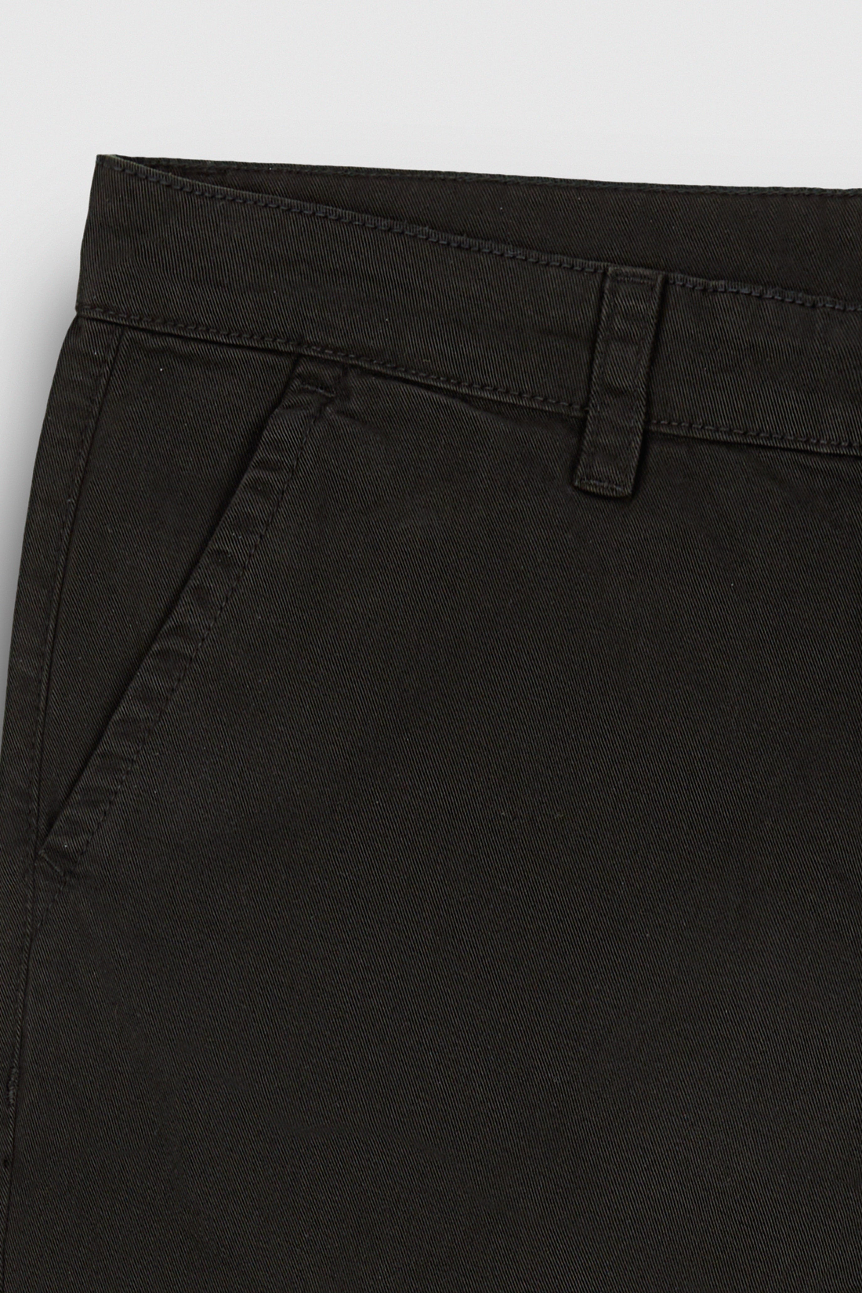 Teddy Smith P-Lario Chino pantalon droit noir coton homme