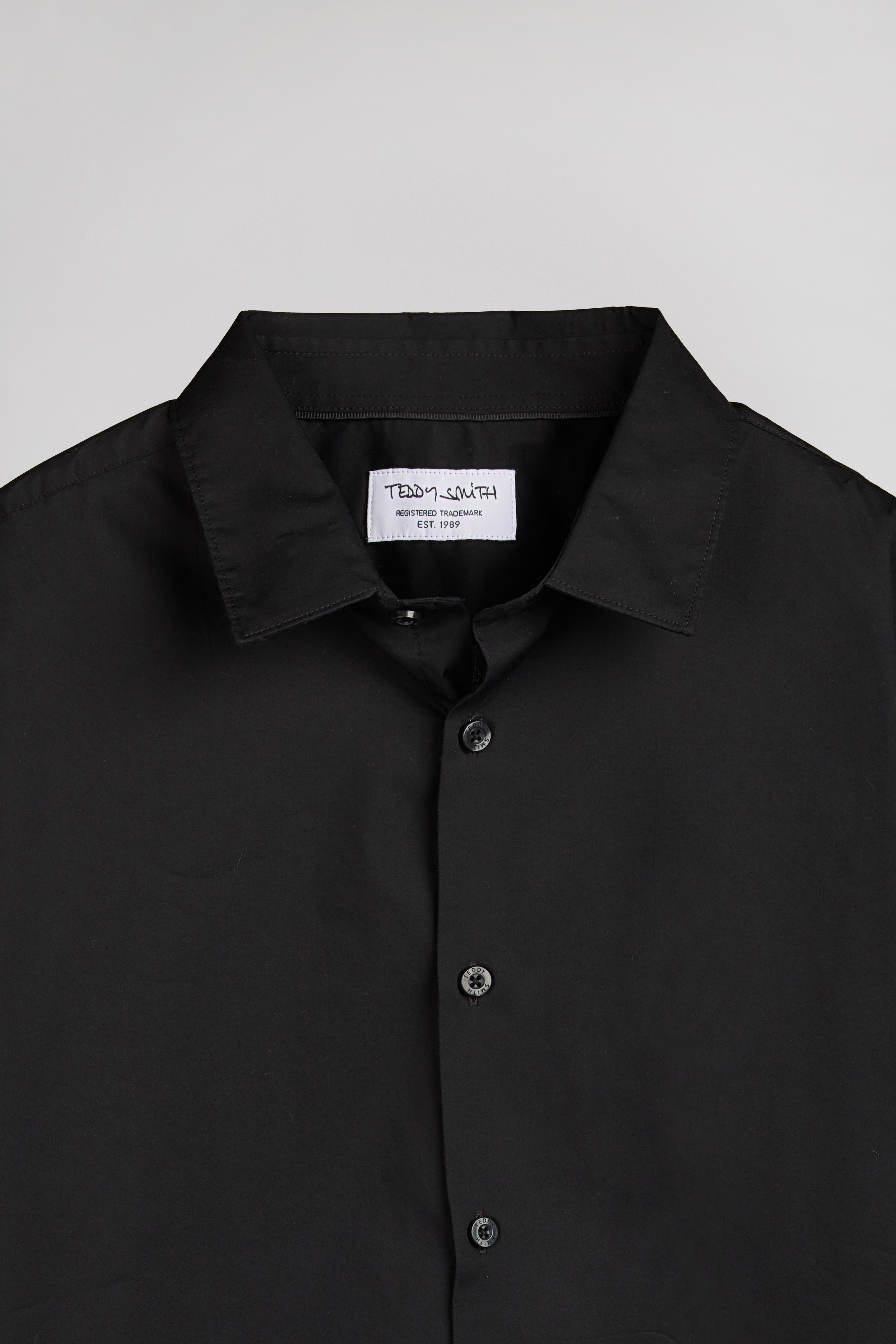 Teddy Smith C-Oswald ML chemise charbon stretch