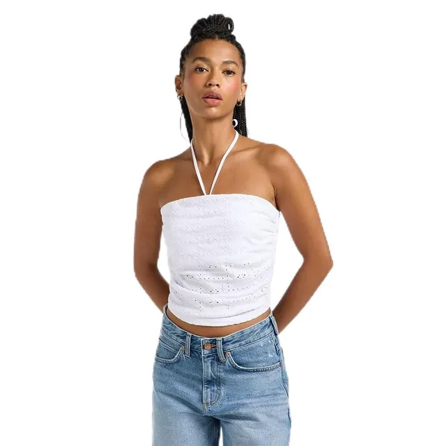 Lee Tube Top top femme blanc éclatant taille M