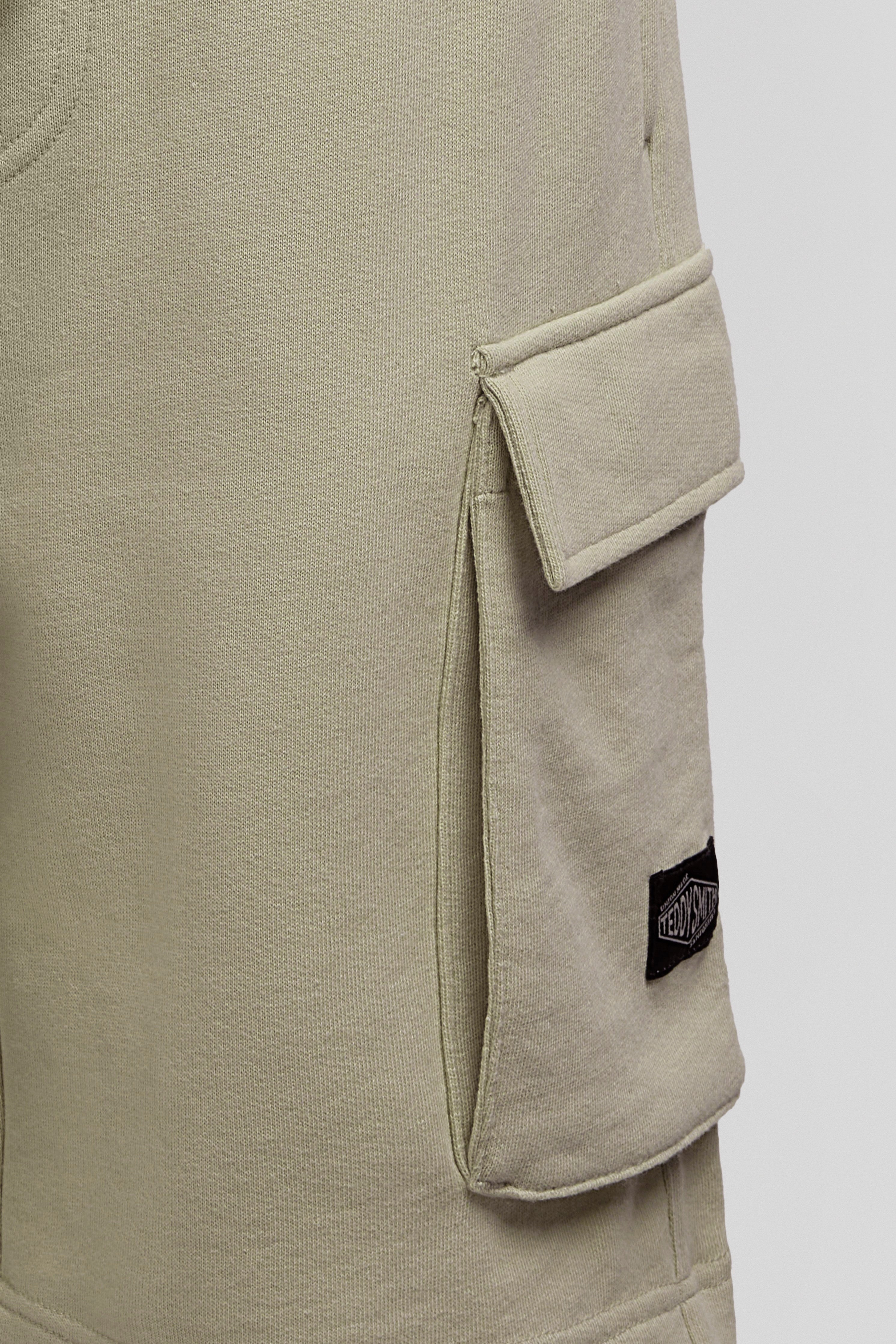 Teddy Smith S-Orty JR short cargo garçon kaki léger