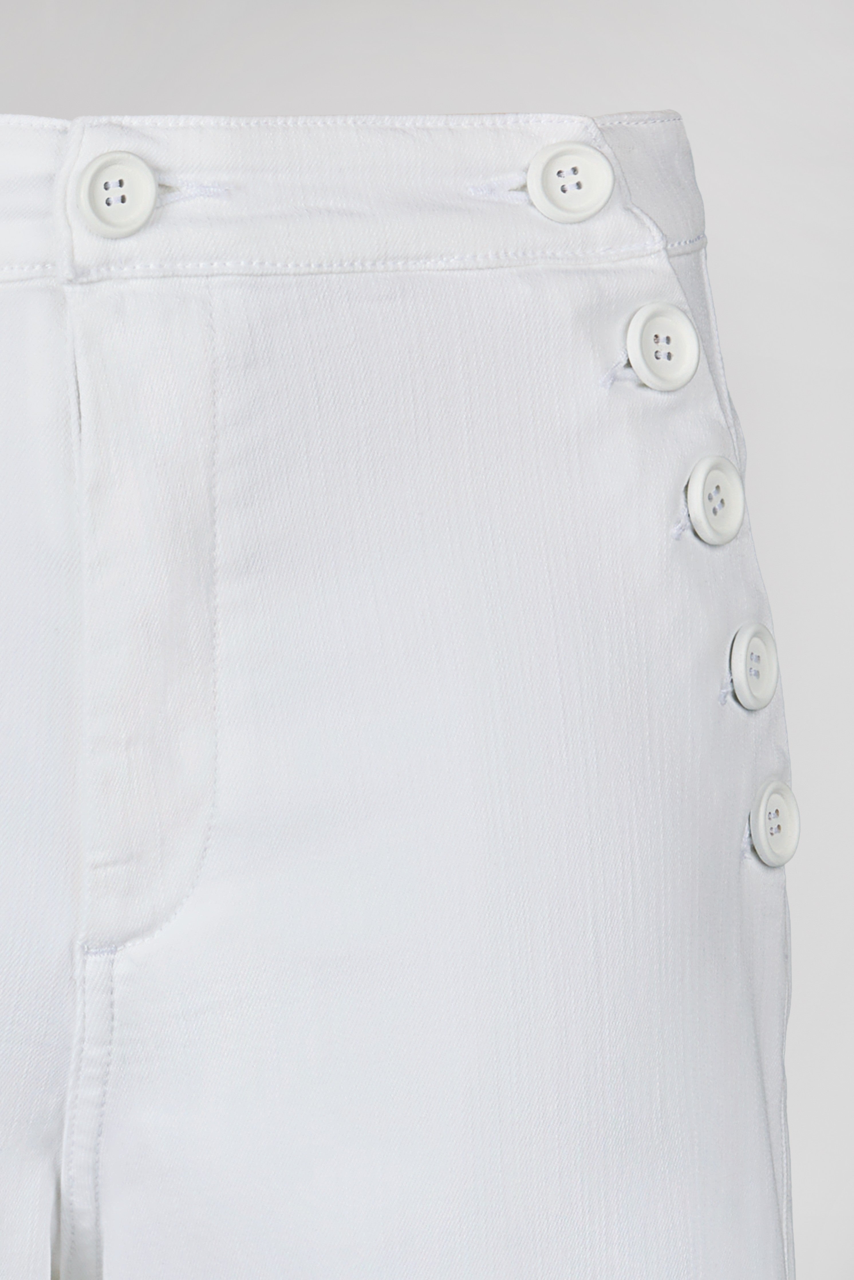 Teddy Smith P-Marina White jean large femme blanc taille haute