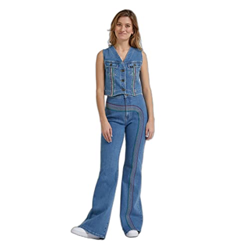 Lee Pride Rainbow gilet femme XL bleu clair arc-en-ciel