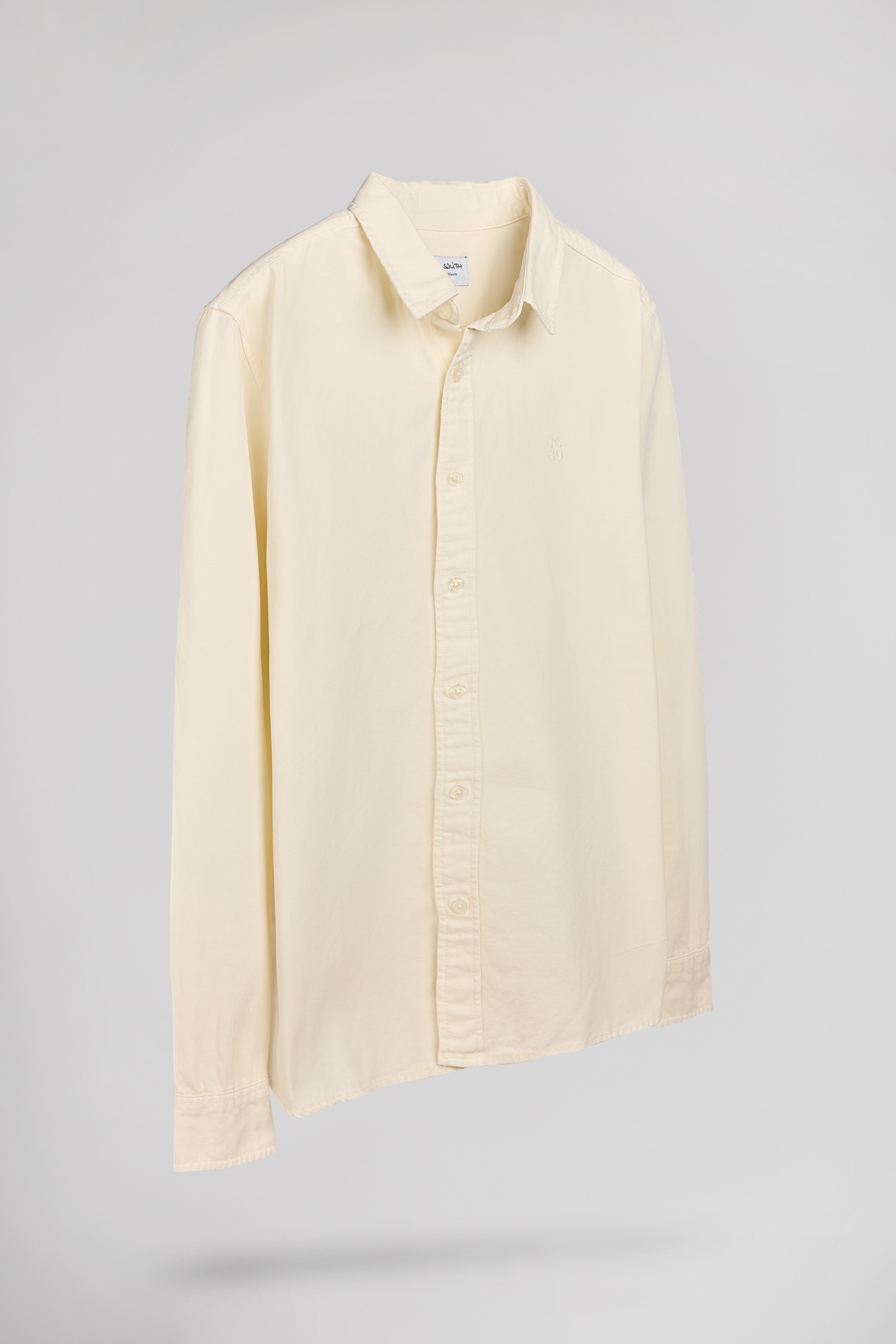 Teddy Smith C-Rick ML chemise oxford crème