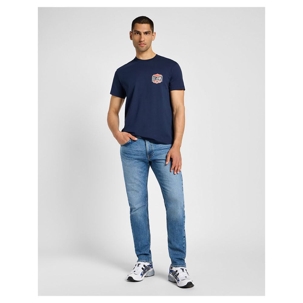 Lee SS Relaxed Tee t-shirt homme XL indigo décontracté