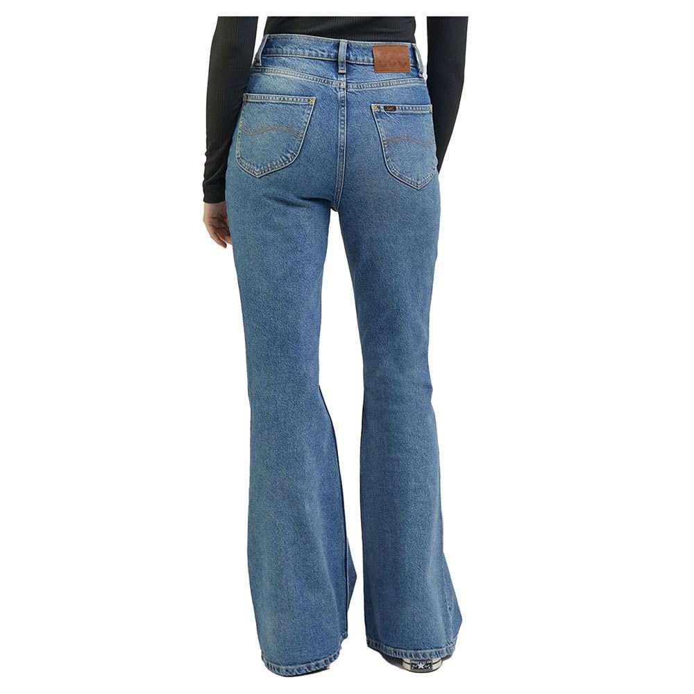 Lee Évasé jean flare femme 30W 33L délavé soleil