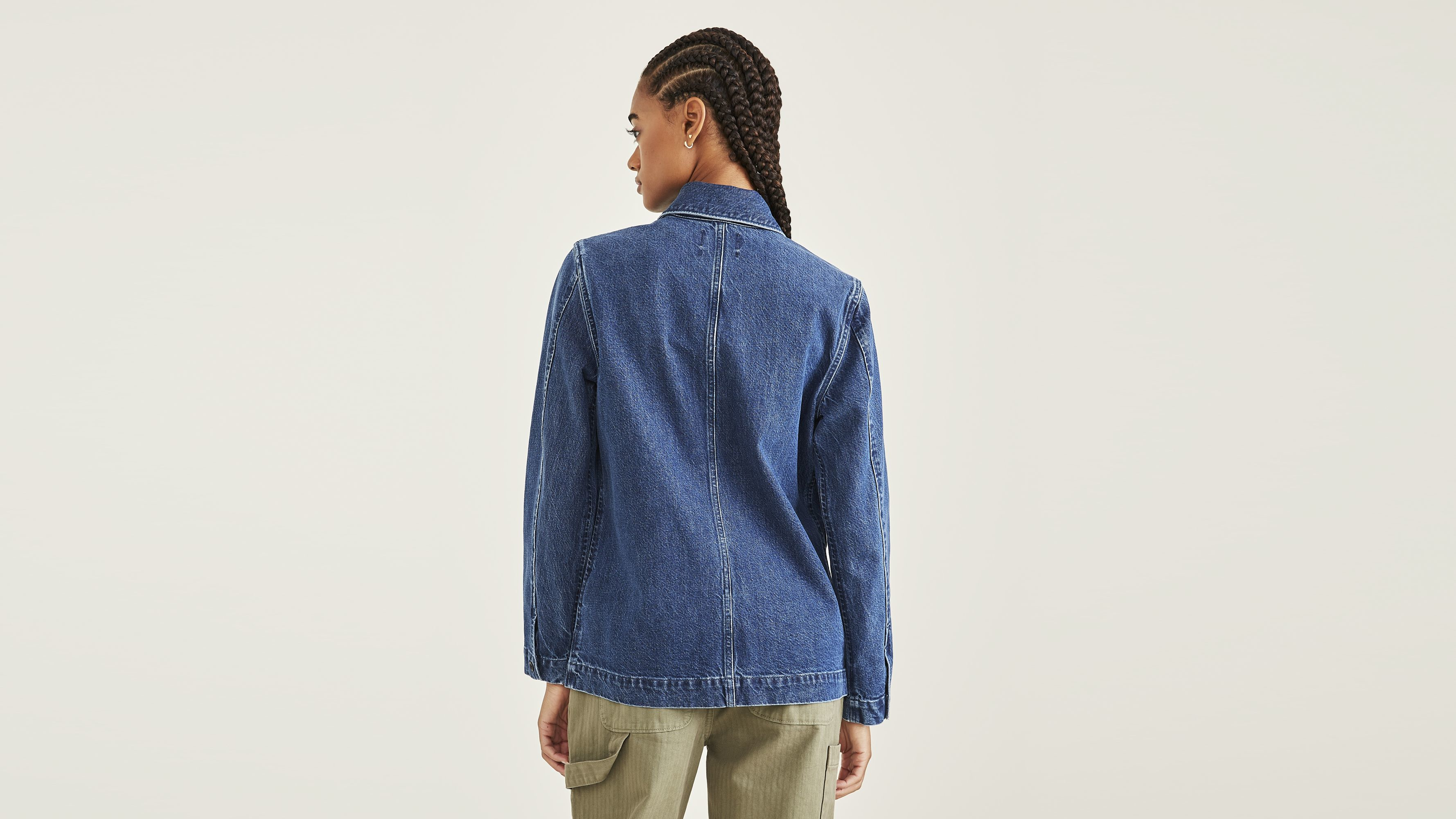 Dockers Chore Jacket veste regular bleue femme