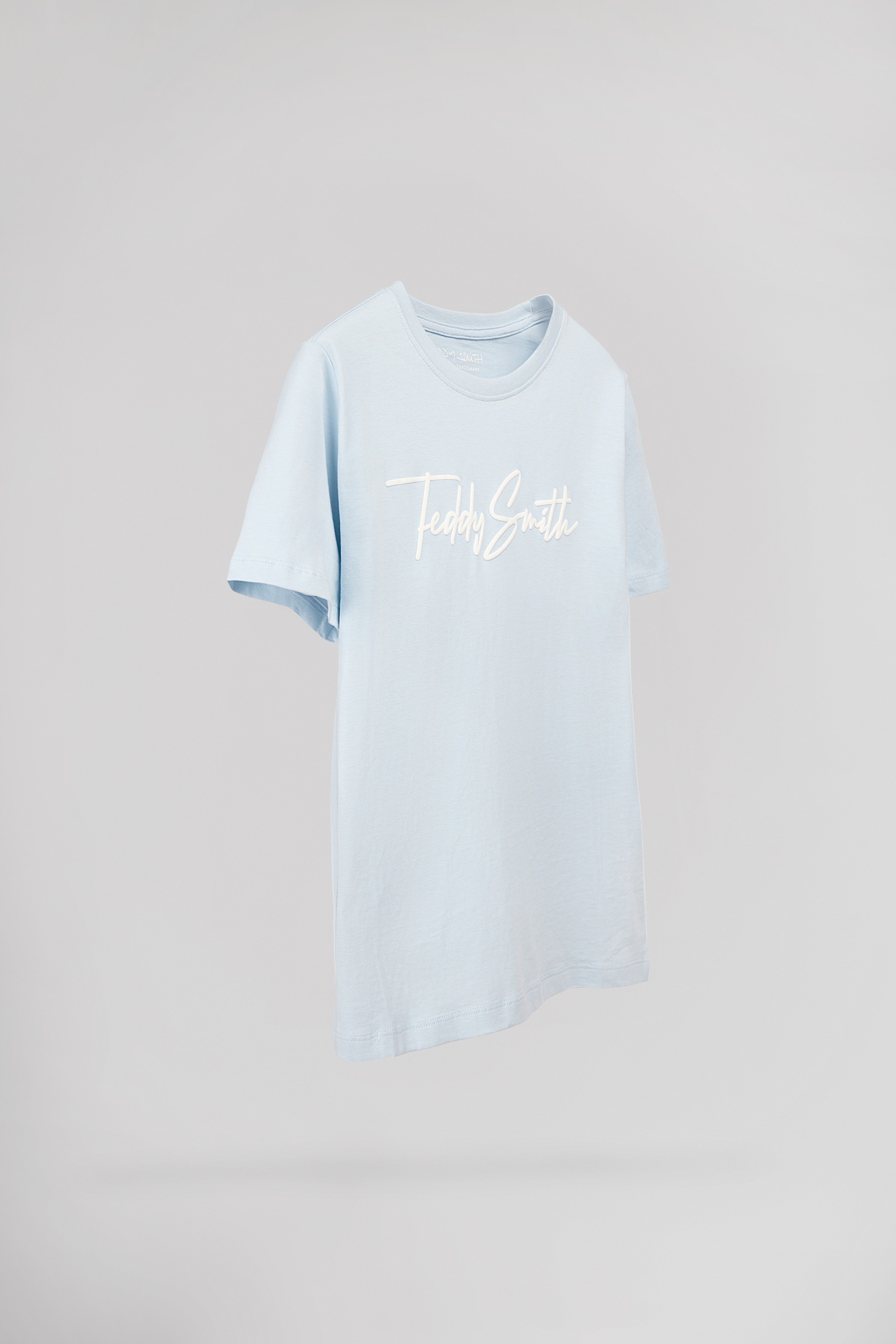 Teddy Smith T-Evan t-shirt bleu pastel garçon coton
