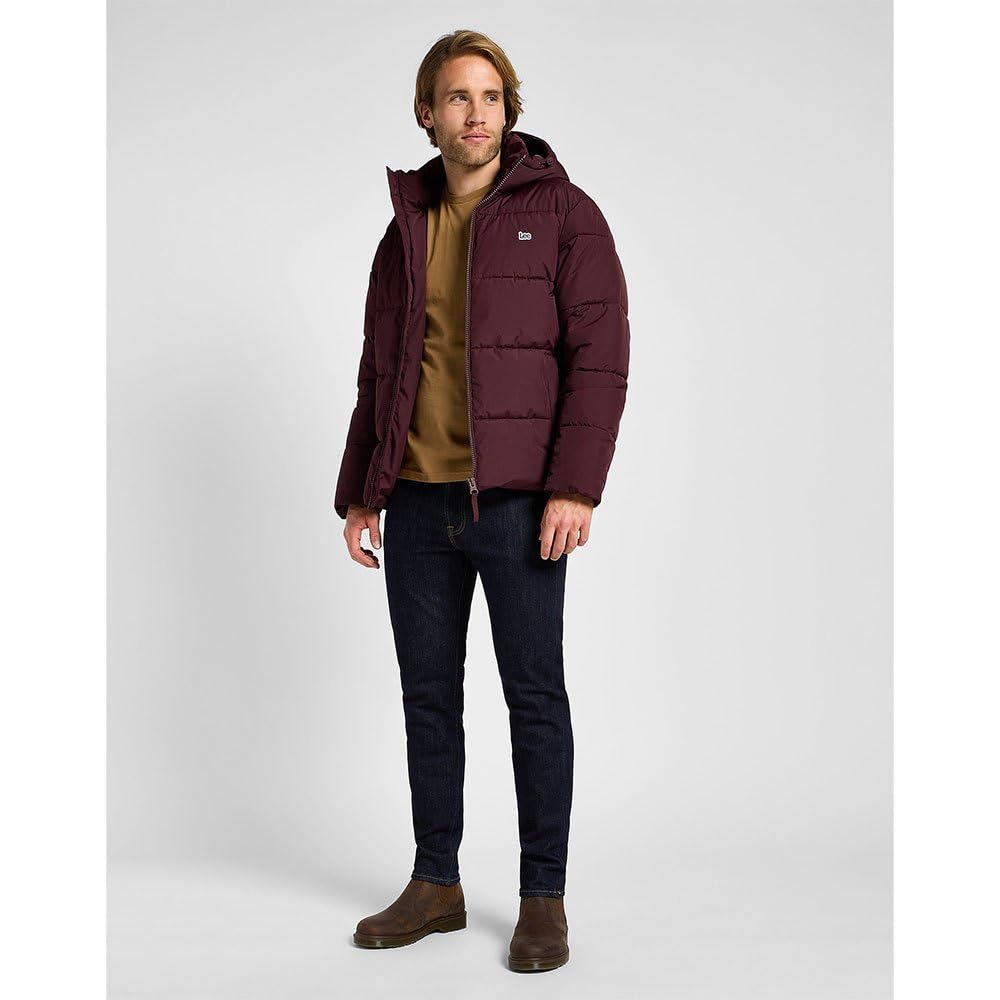 Lee Puffer doudoune homme Velvet Beet matelassée