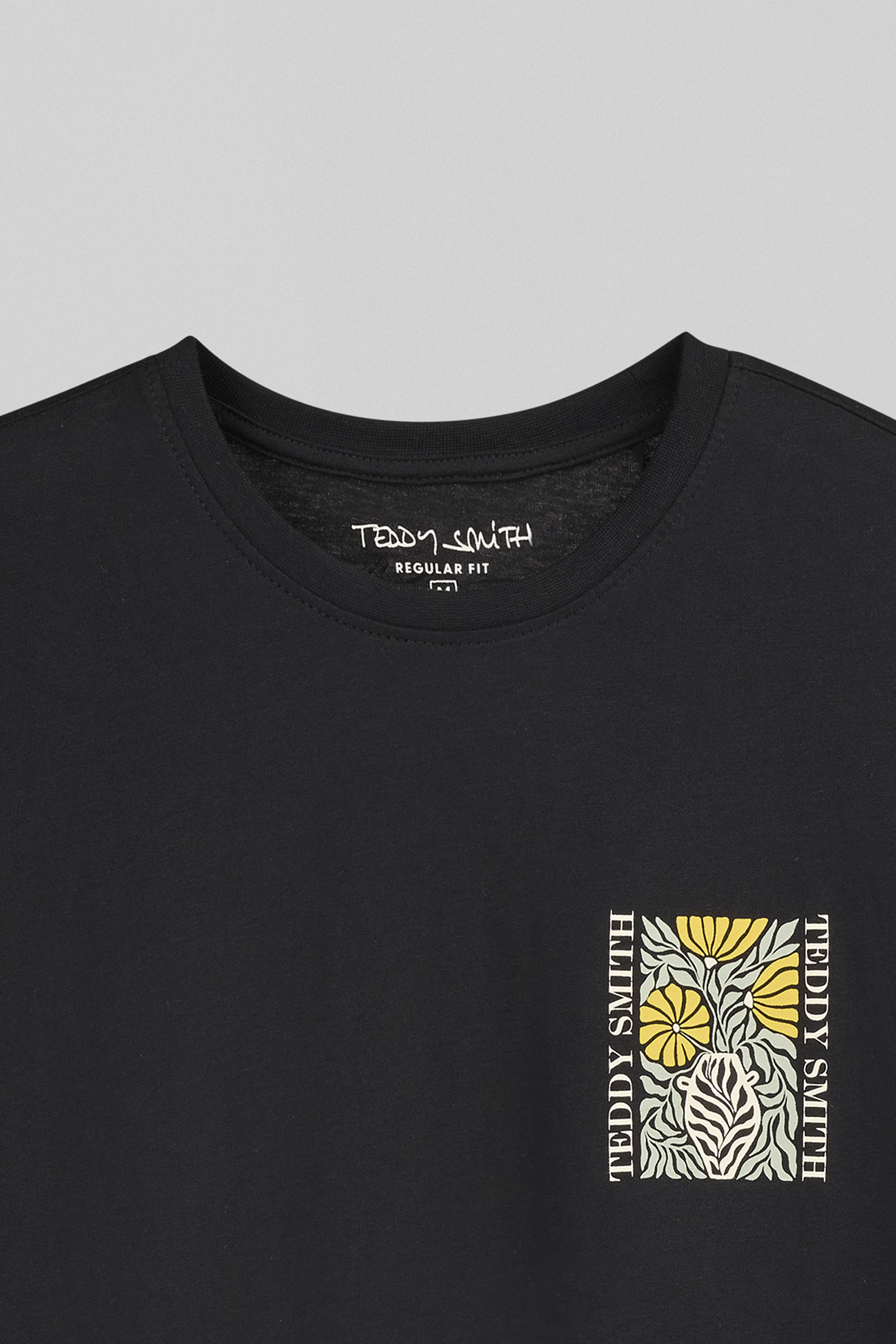 Teddy Smith T-Panorama MC t-shirt charbon homme