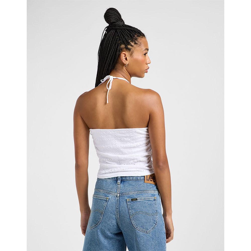 Lee Tube Top top femme blanc éclatant taille M