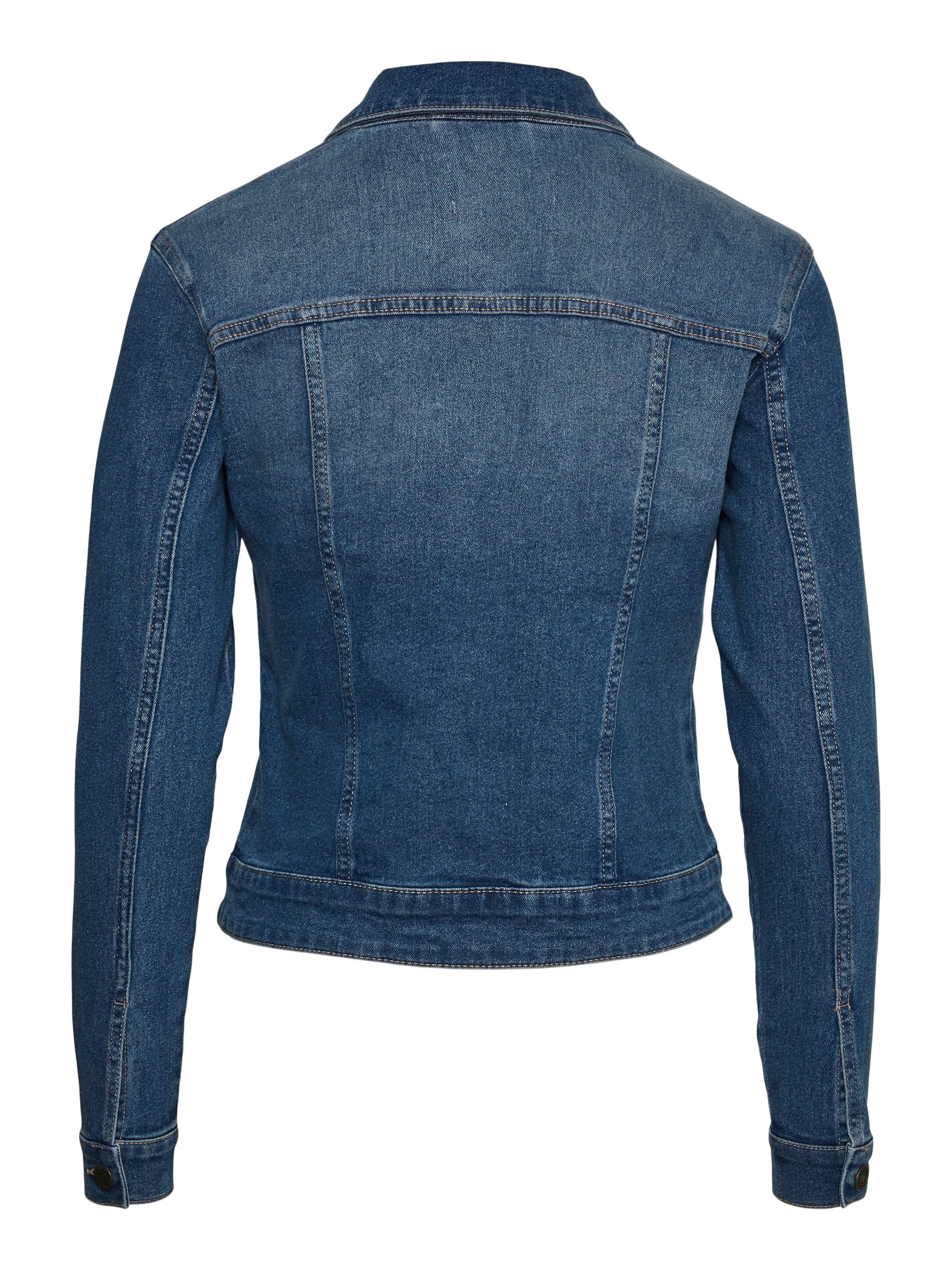 Noisy May veste en jean courte stretch ajustée
