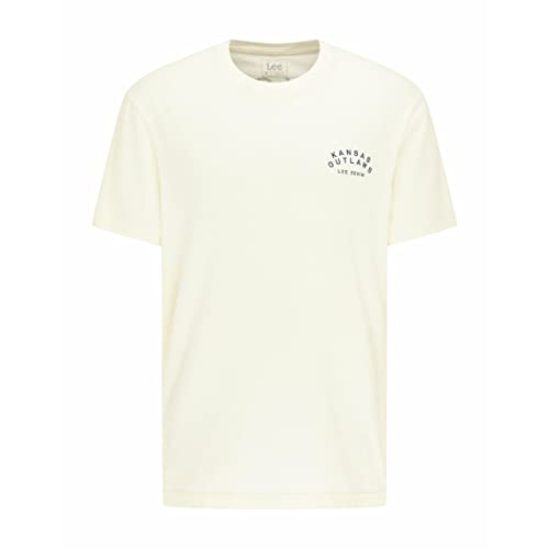 Lee Graphic Tee t-shirt homme écru XL imprimé