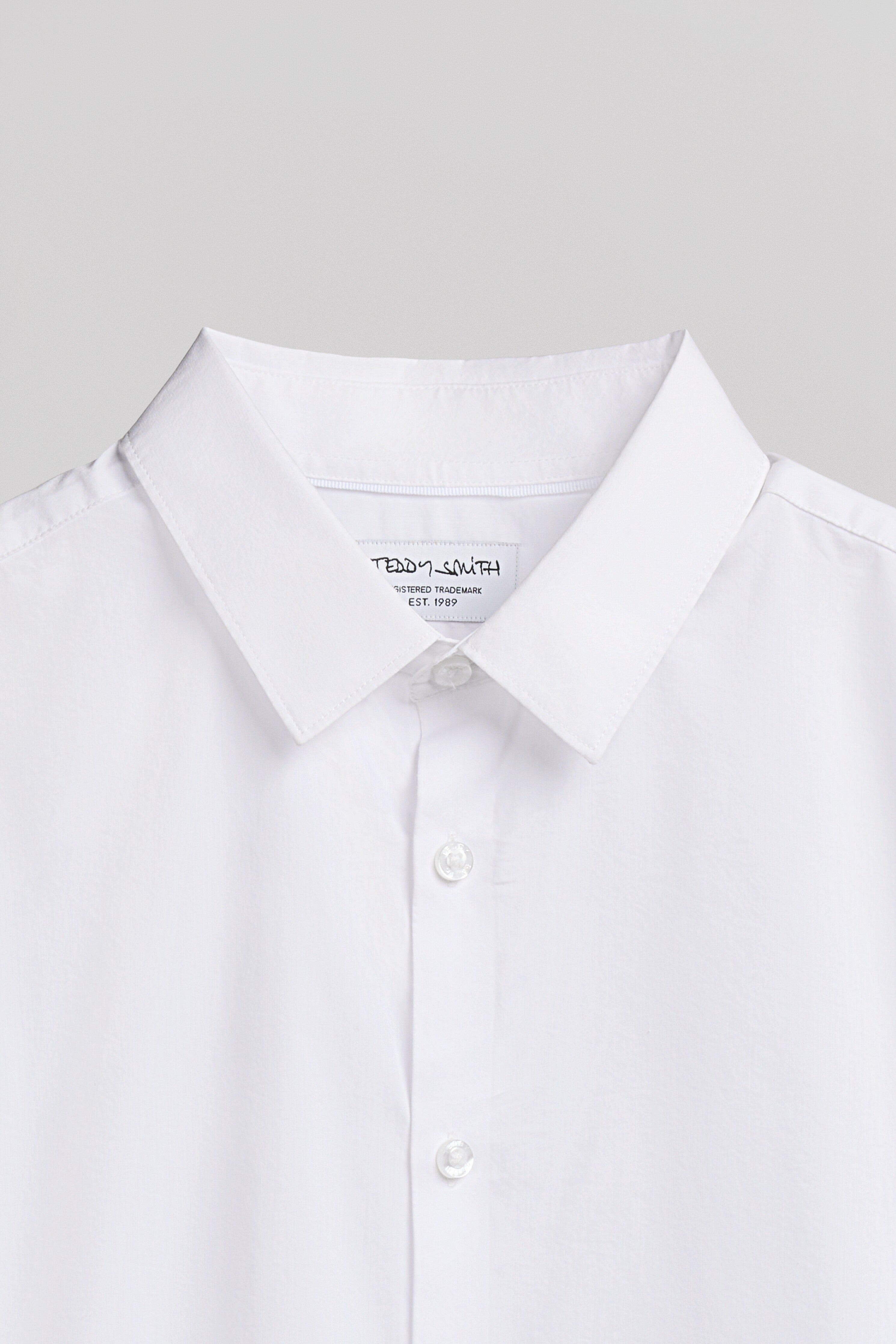 Teddy Smith C-Oswald chemise blanche cintrée homme