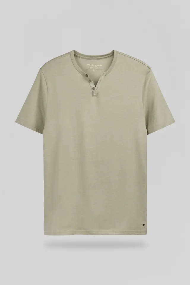 Teddy Smith T-GIANNI MC BLEACH KAKI t-shirt homme kaki