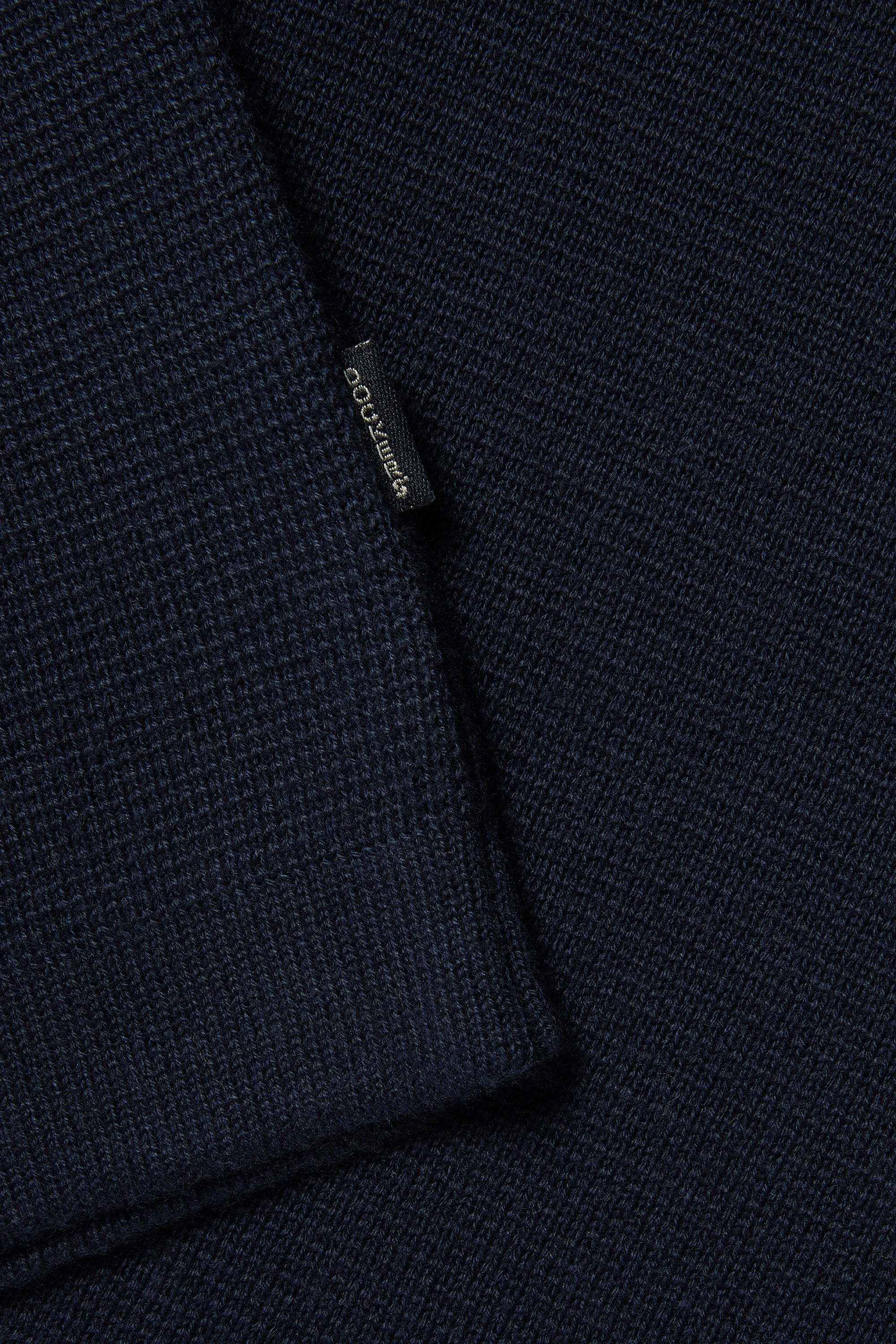 Dockers Full-Zip Sweater pull zippé bleu marine coupe regular