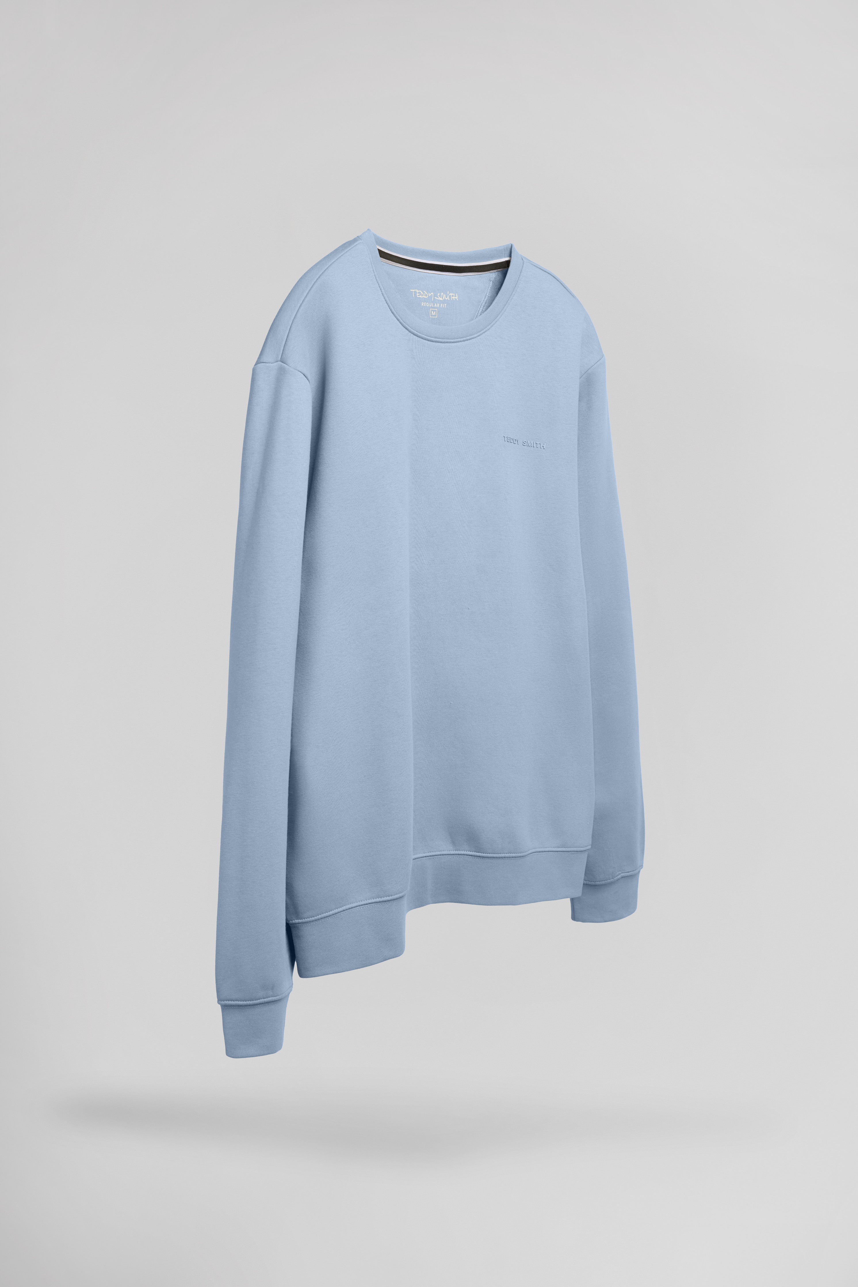 Teddy Smith S-Nark RC sweat col rond bleu minéral homme
