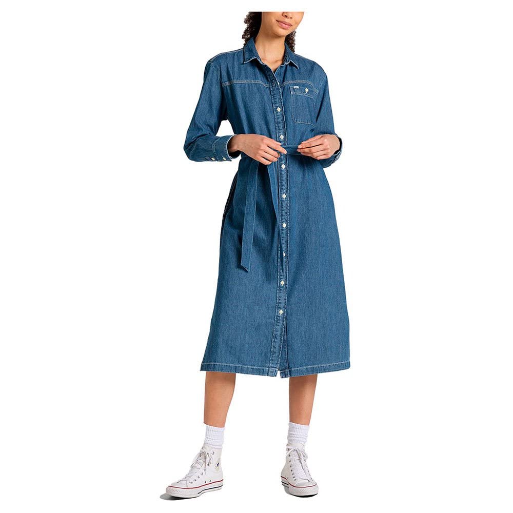 Lee Essential robe Arctic Ice femme coupe droite