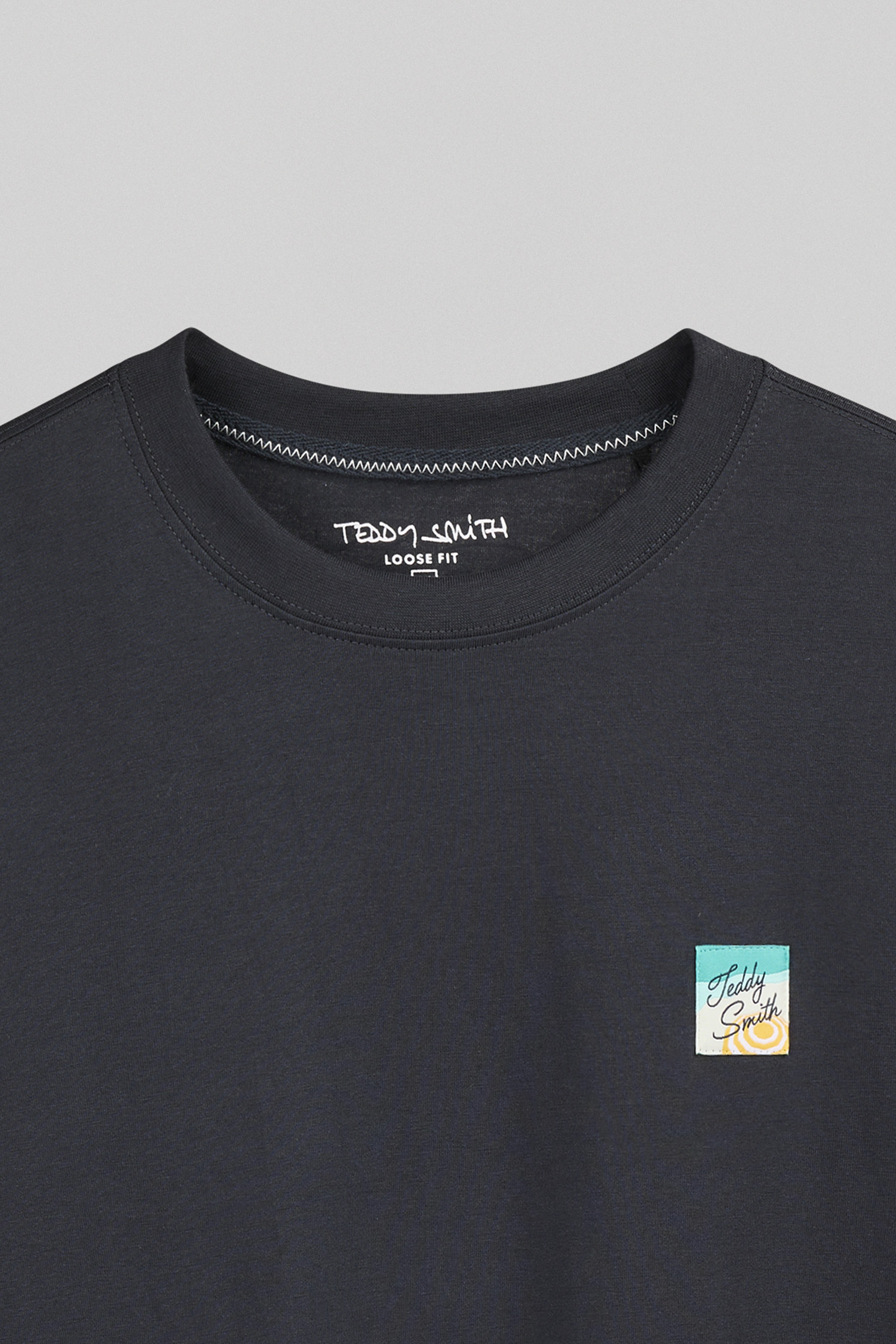 Teddy Smith T-Edric MC t-shirt dark navy homme
