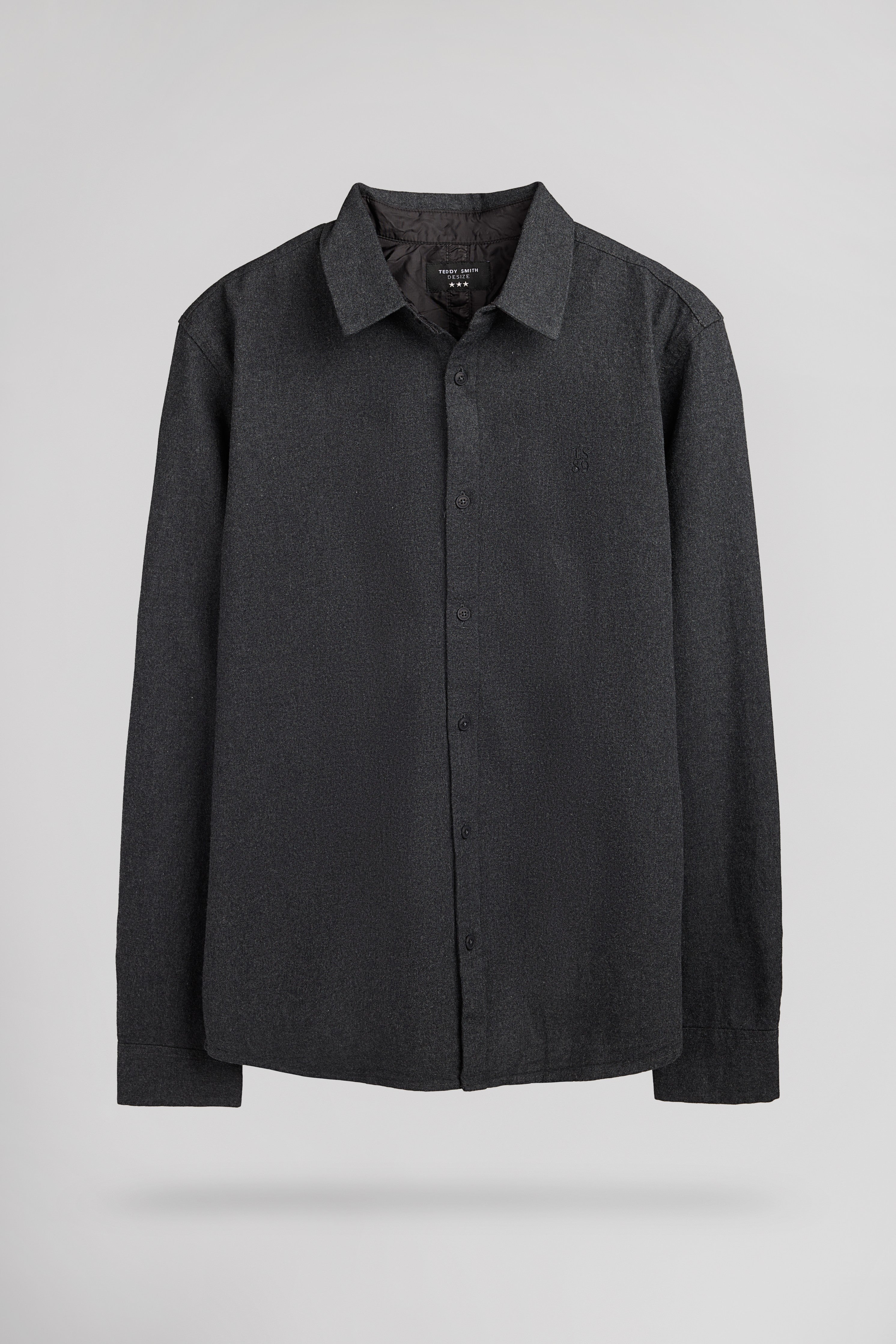 Teddy Smith C-Odin chemise flanelle Melange Black taille S