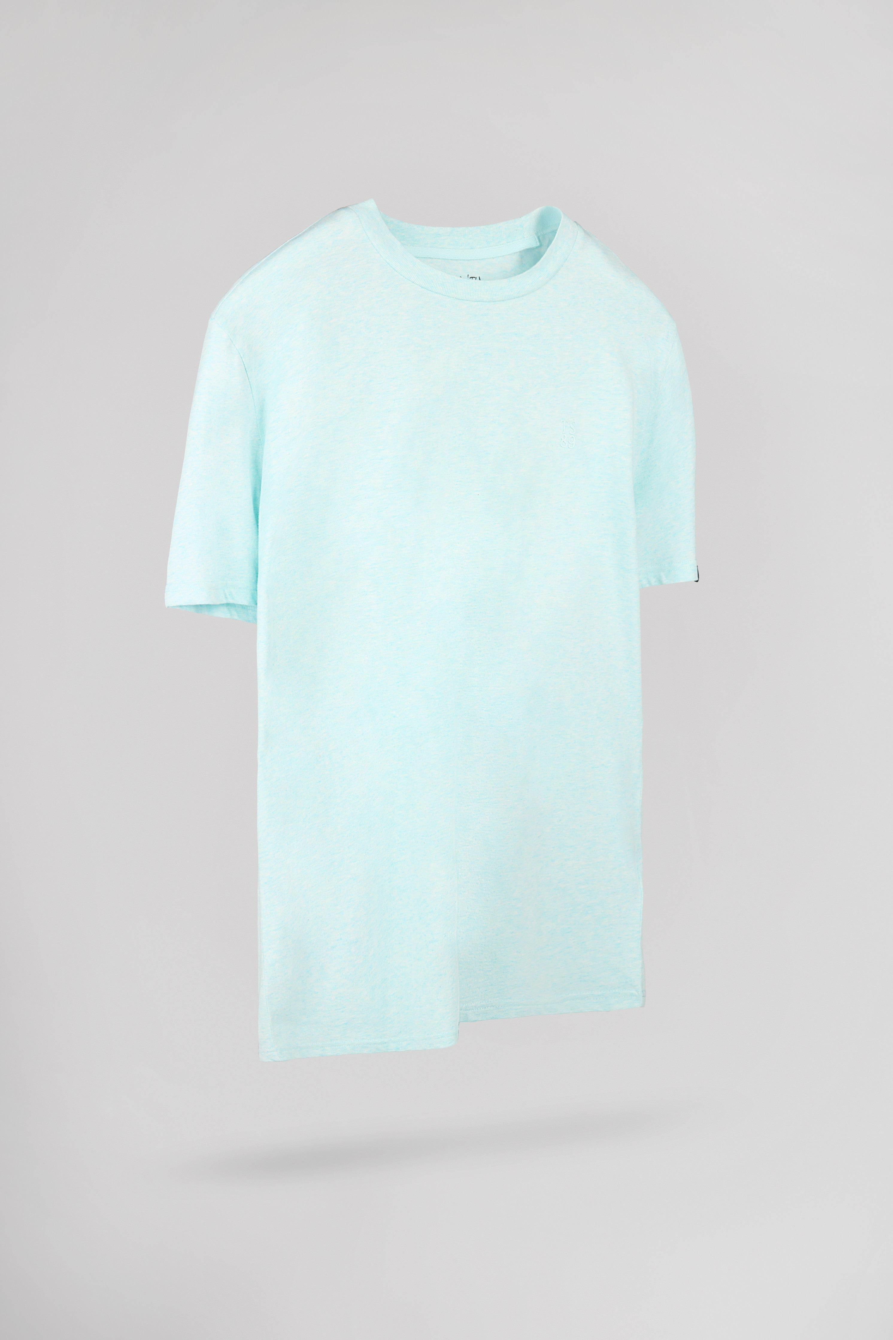 Teddy Smith T-Narvik MC t-shirt chiné bleach menthol