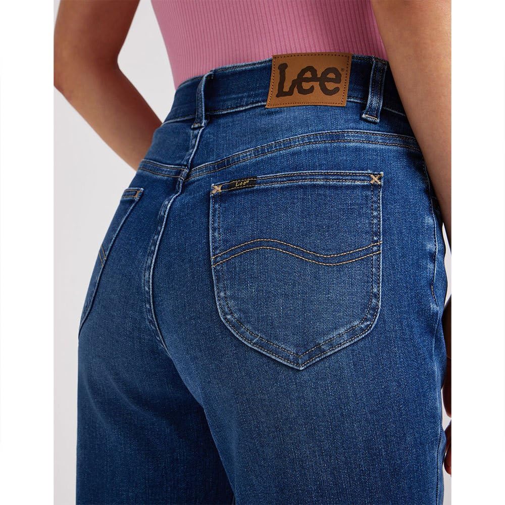 Lee Ulc Straight Jean Droit Femme 34W/33L Cobalt
