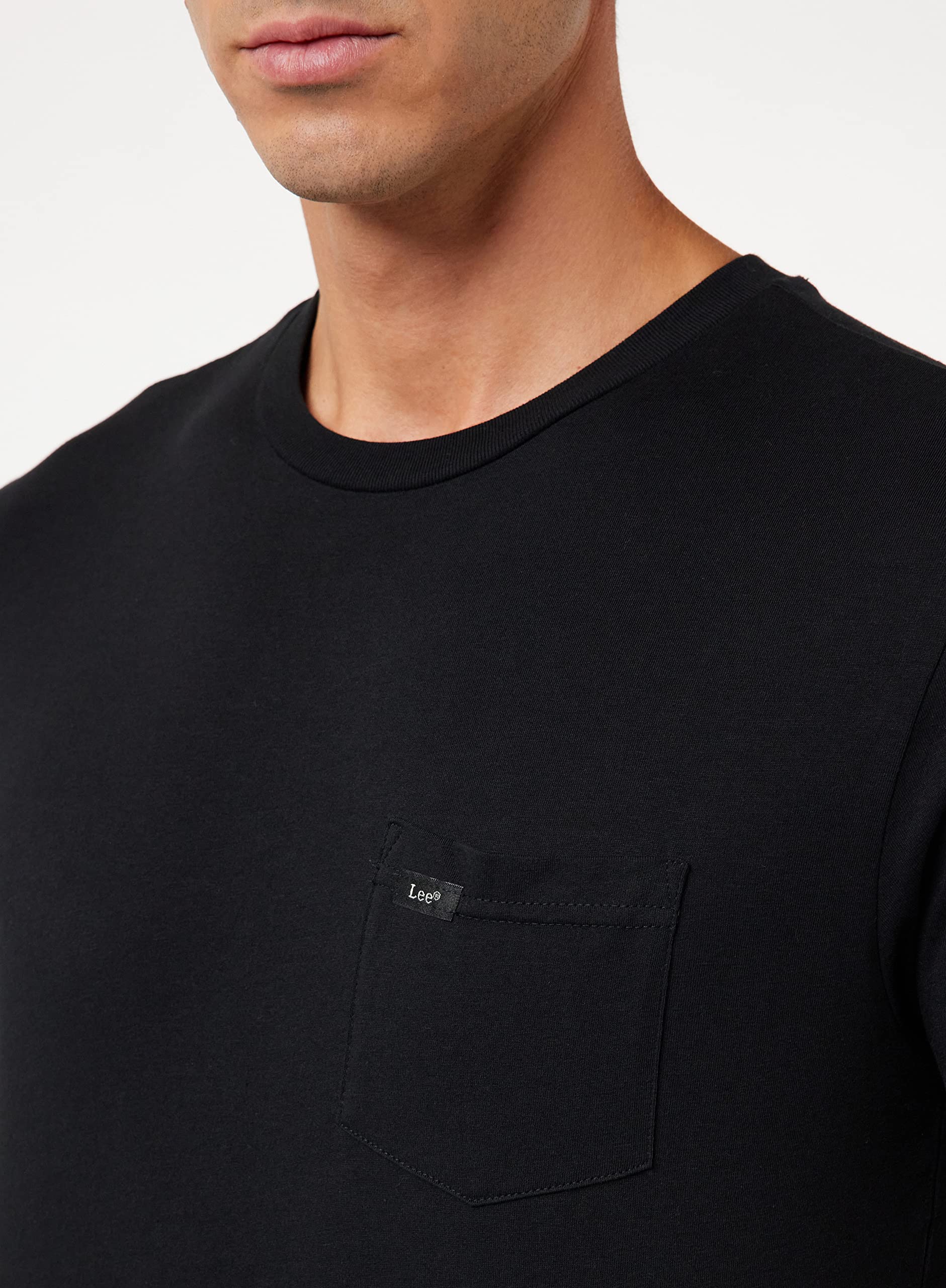 Lee Pocket Tee t-shirt homme noir coupe regular