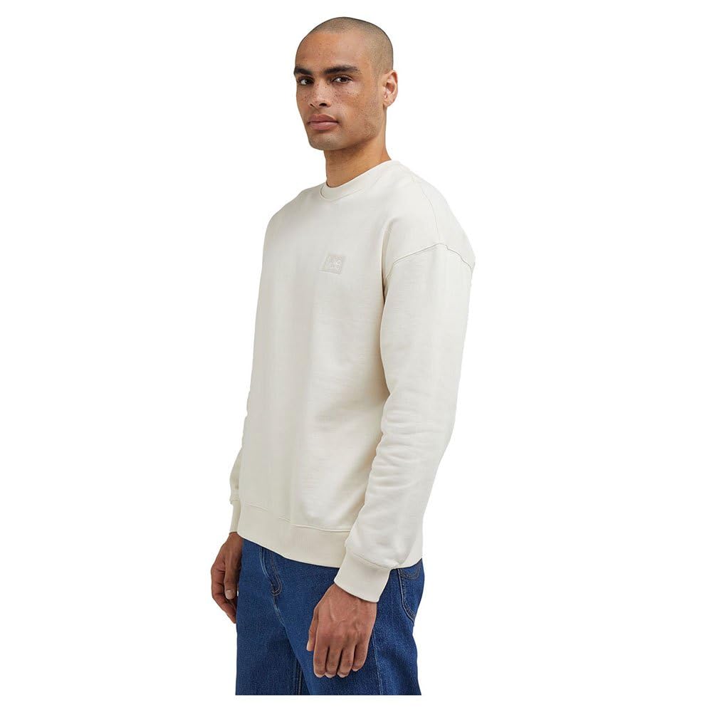 Lee Loose Crew SWS sweat homme S col rond molleton