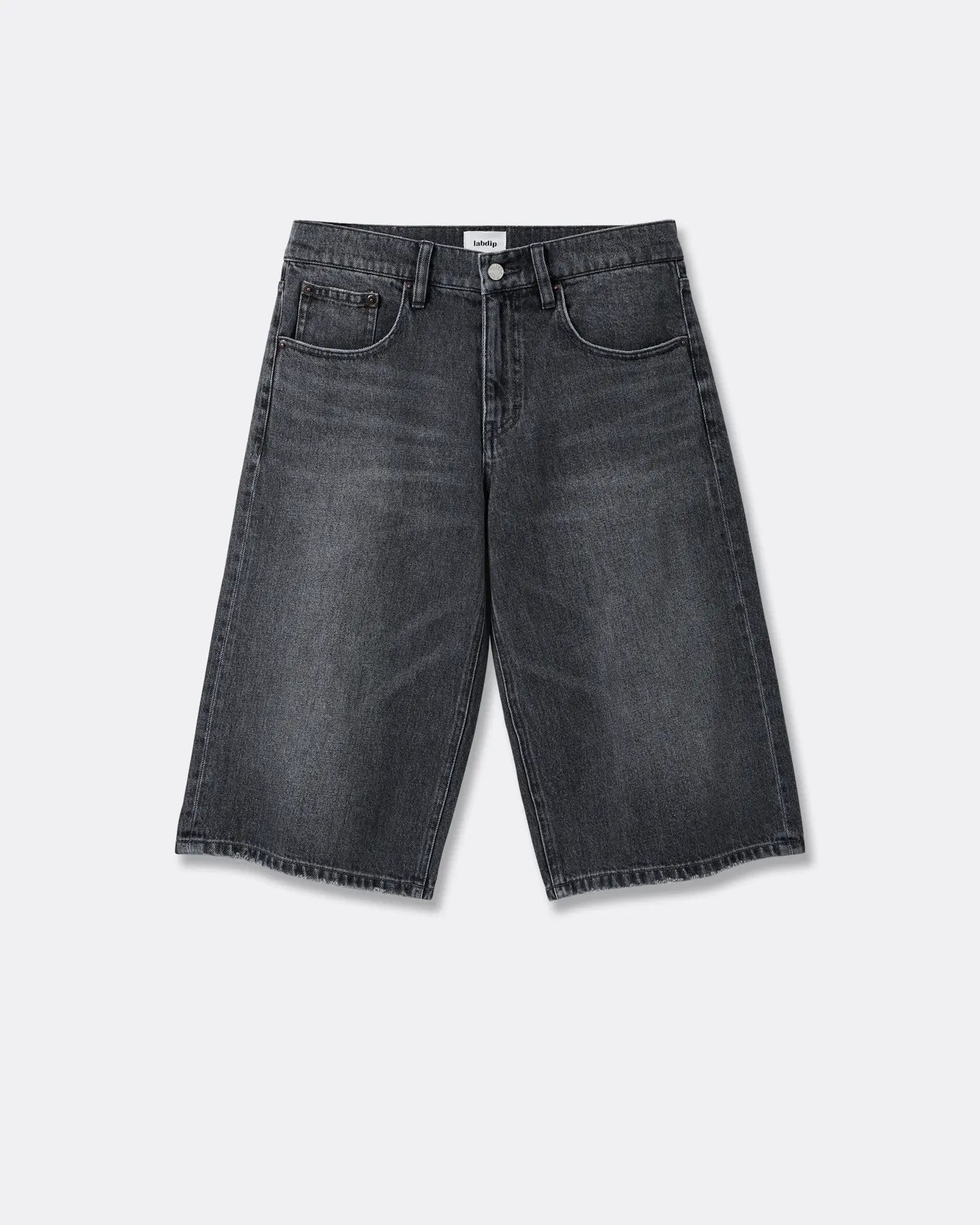 Labdip Kyoto Denim Dusty Grey bermuda gris droite