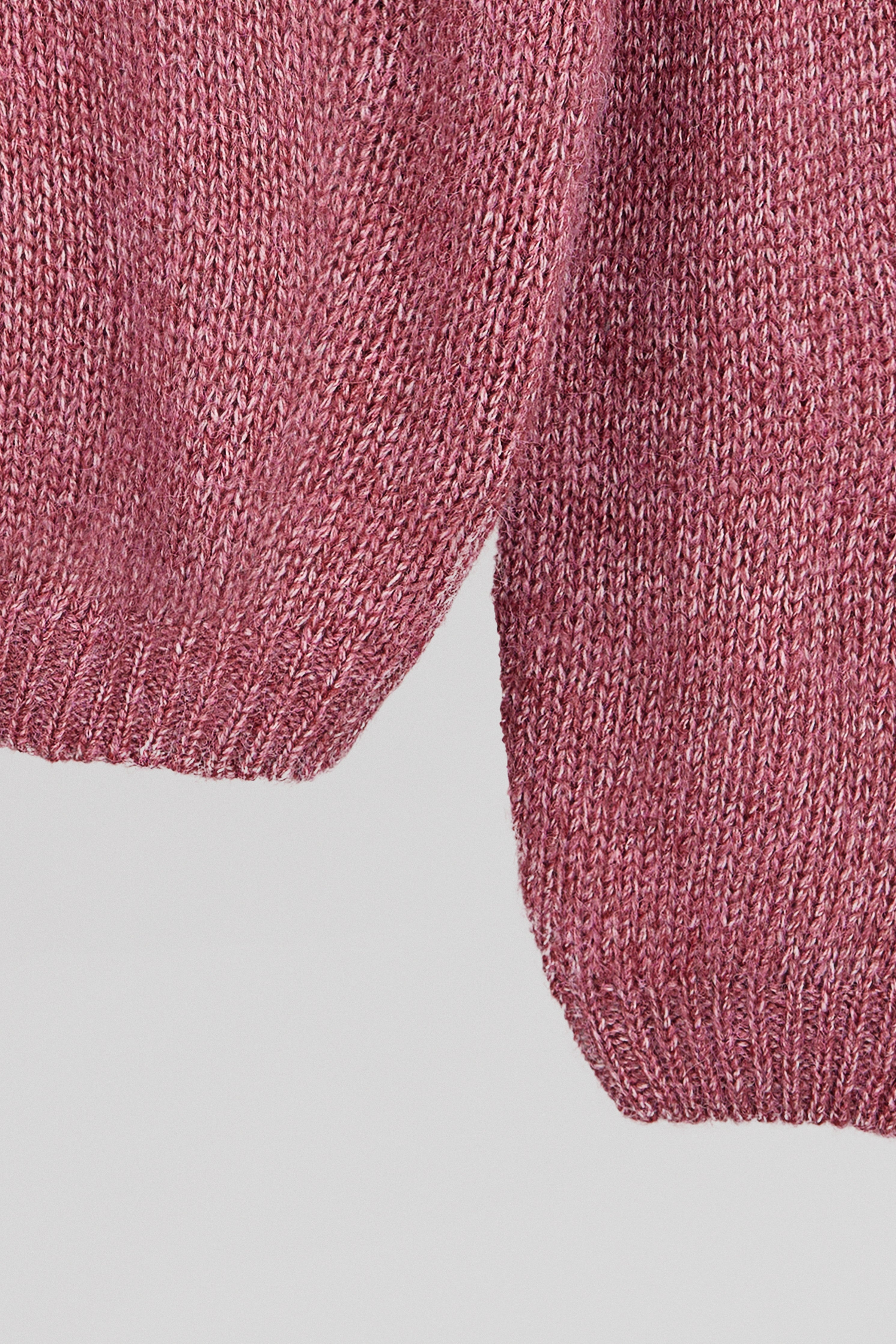 Teddy Smith P-Maggie pull col V framboise foncé