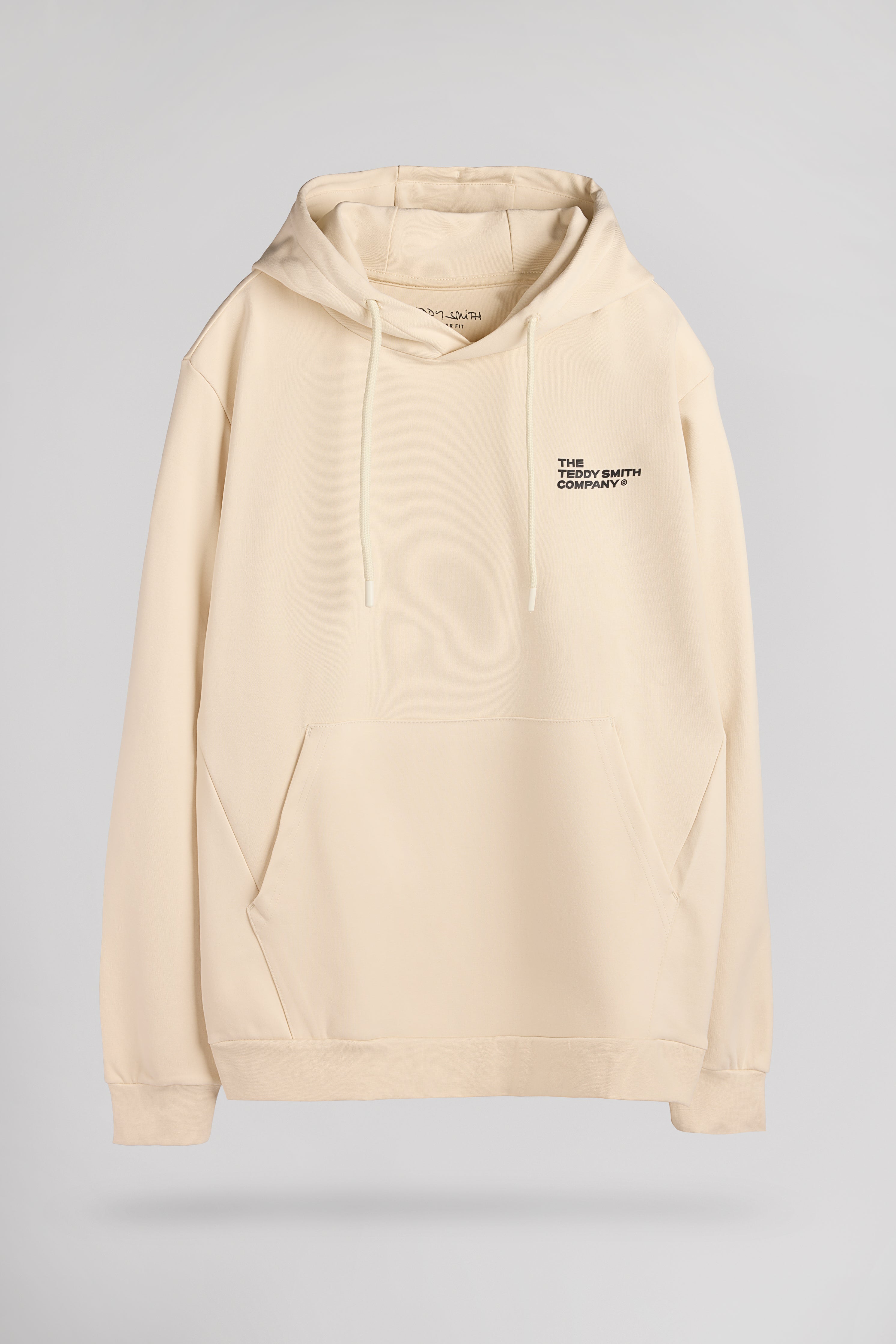 Teddy Smith S-Company Hoody sweat à capuche cream homme coton
