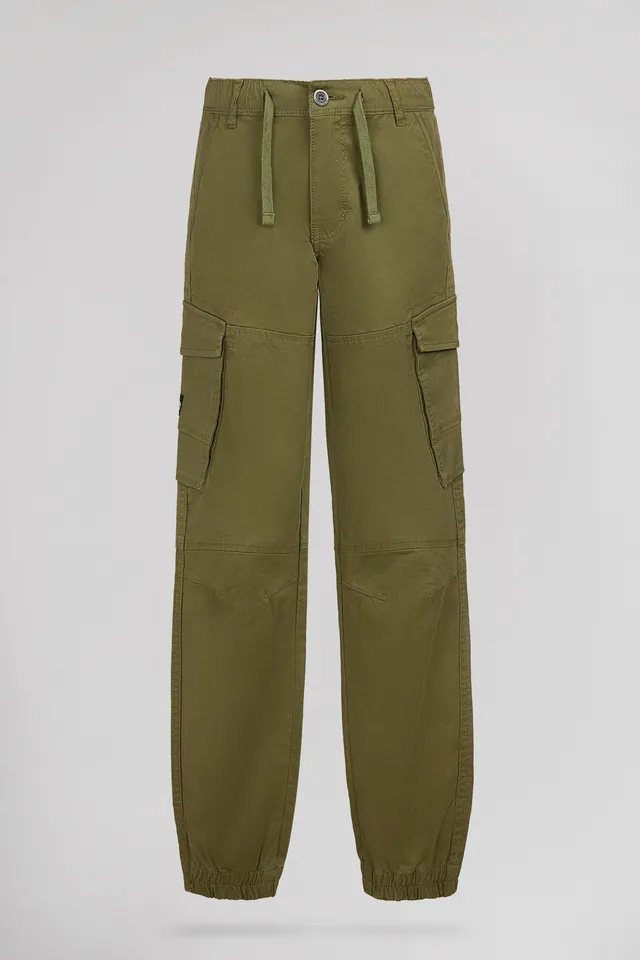 Teddy Smith P-Murray Cargo Jr pantalon cargo olive enfant