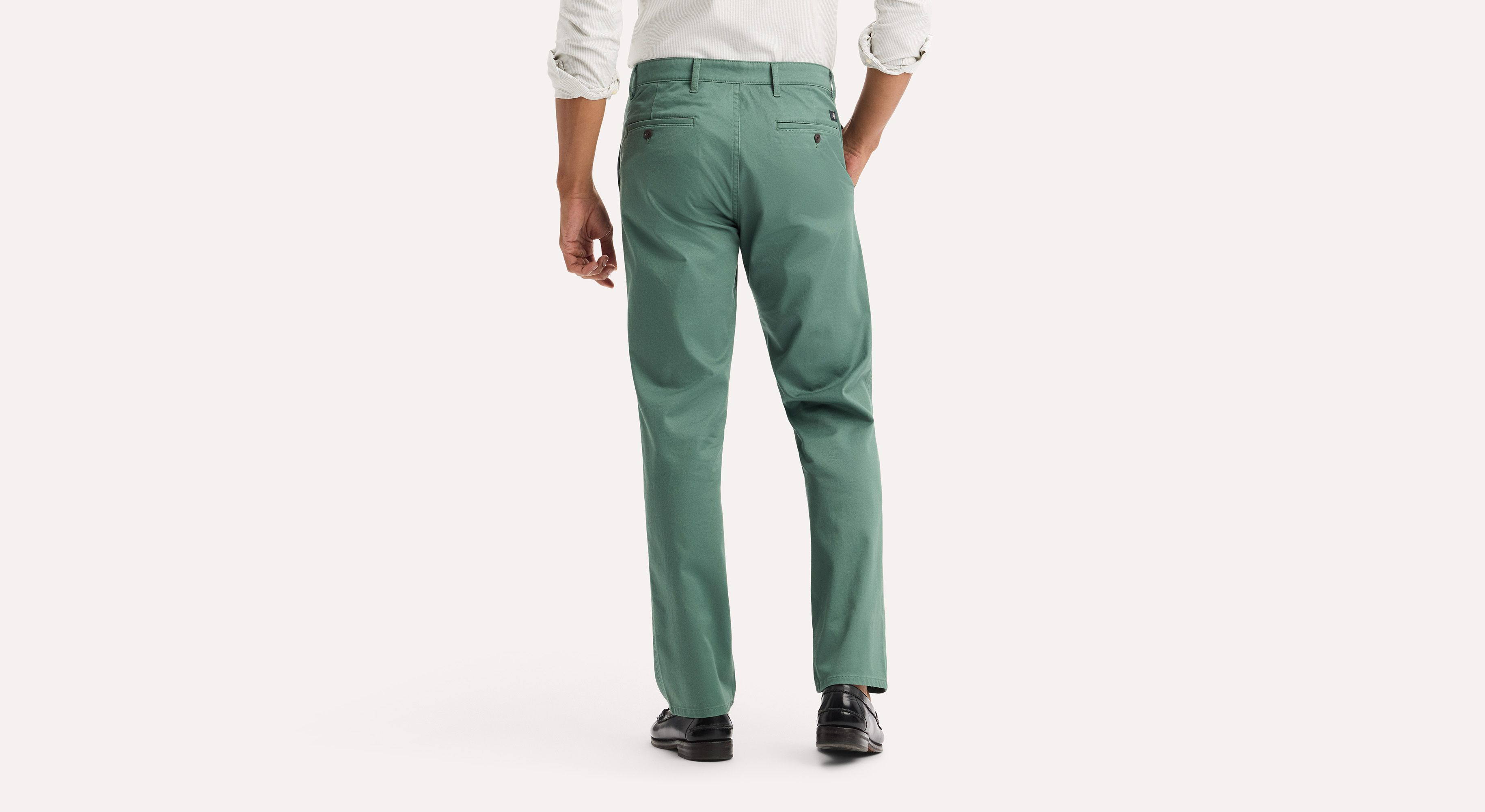 Dockers Original Slim Fit pantalon chino vert coton stretch