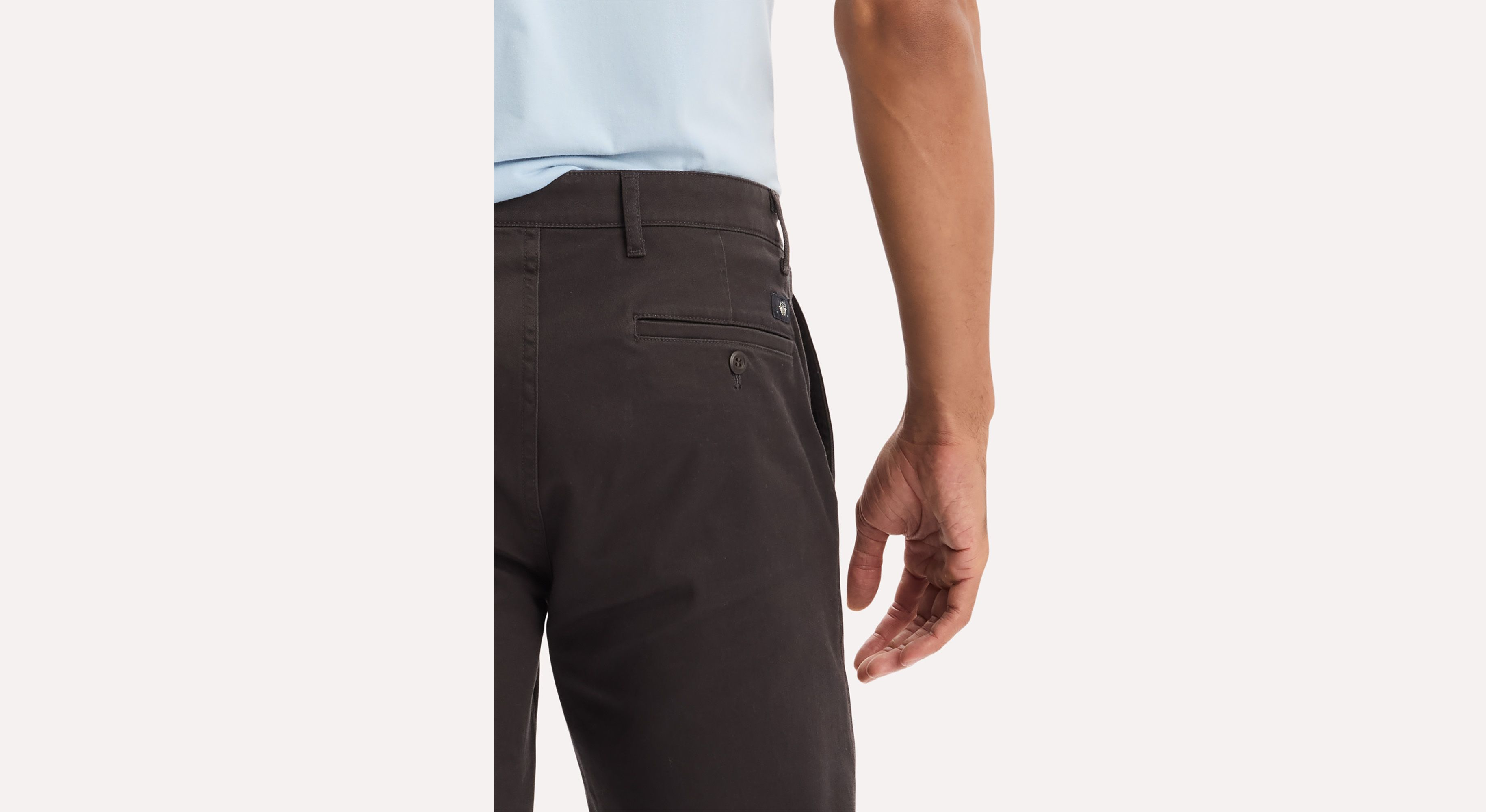 Dockers Original Slim Fit pantalon chino marron réglisse stretch