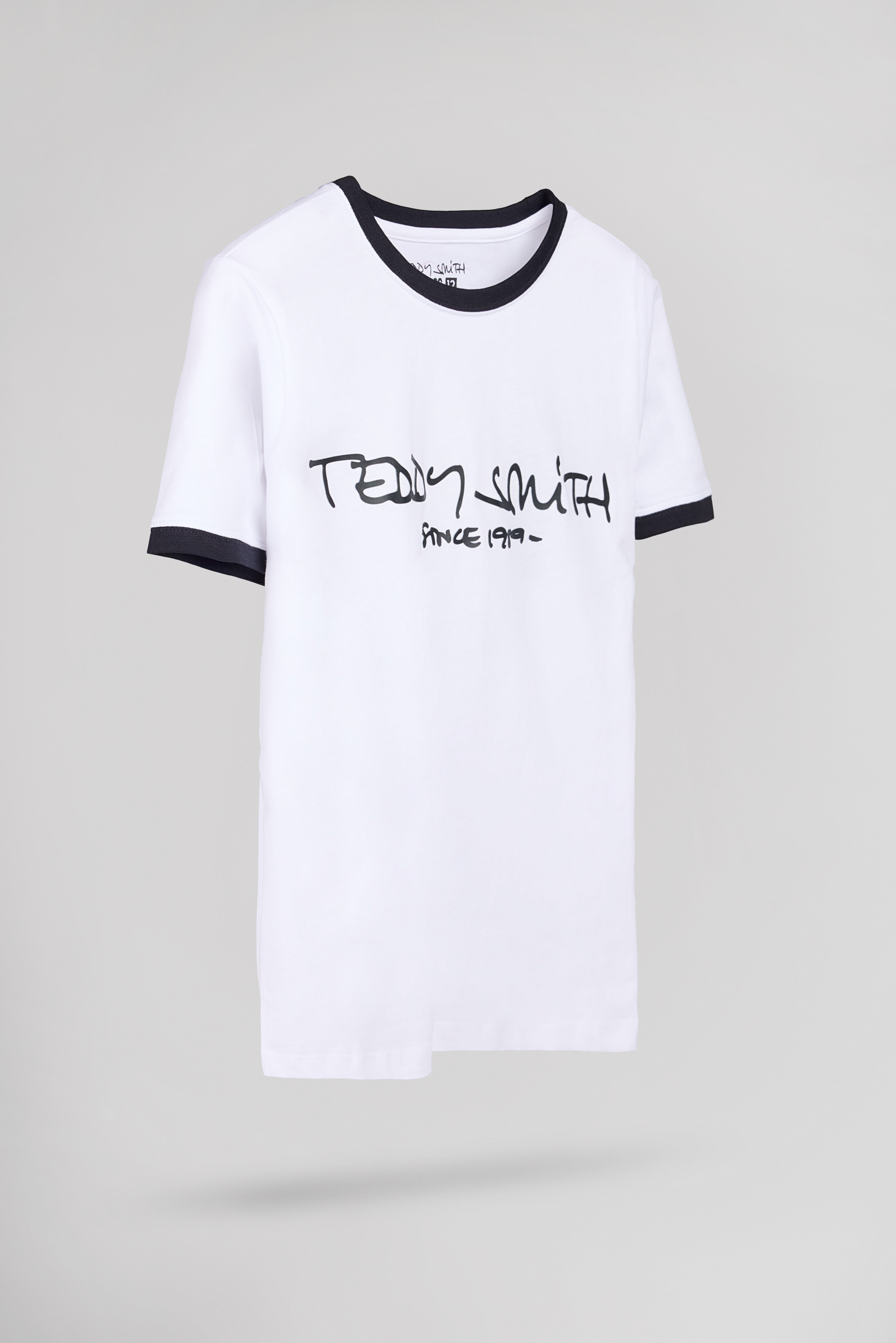 Teddy Smith Ticlass MC Jr Blanc t-shirt garçon coton