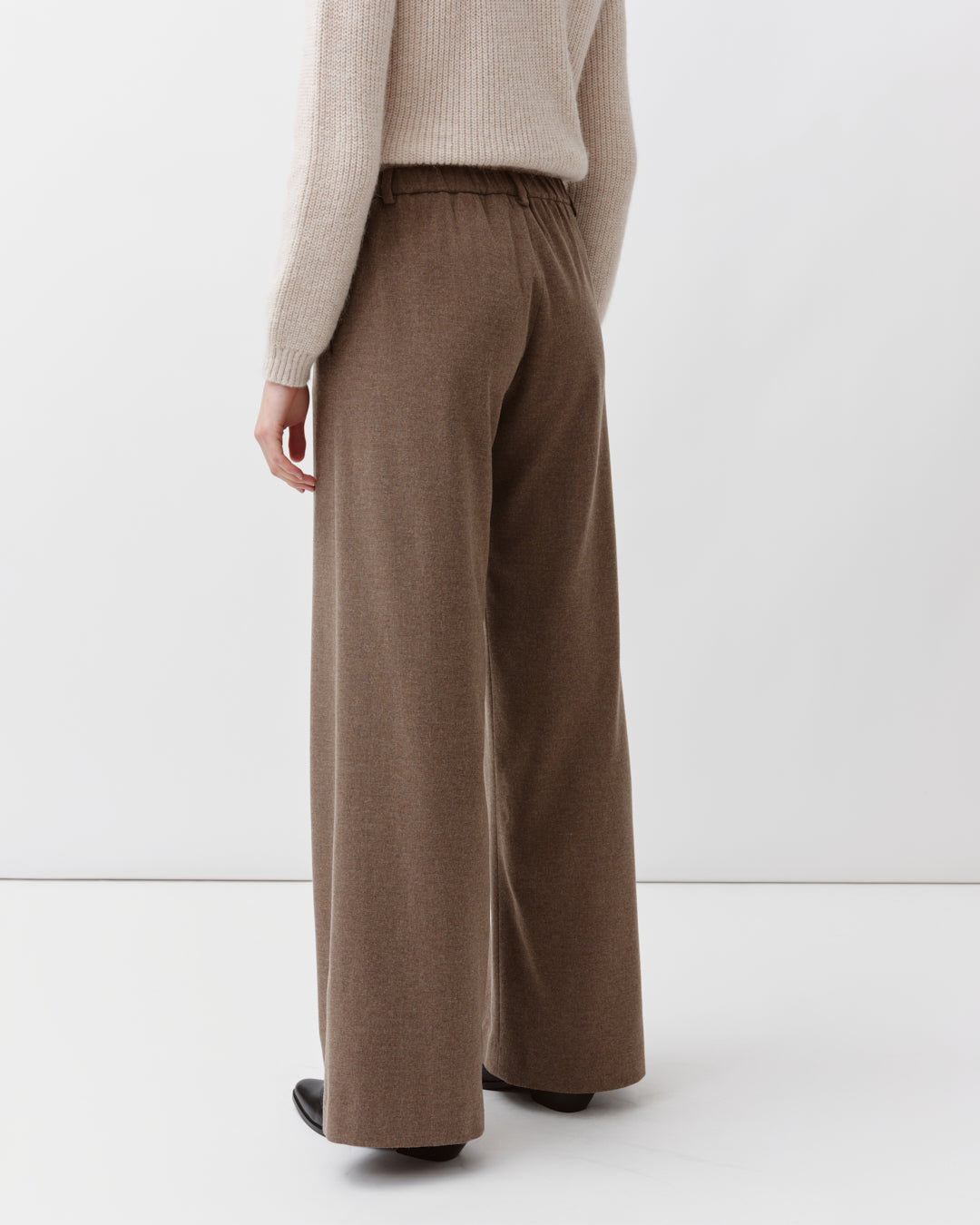 DIEGA PIEDRO pantalon large anthracite