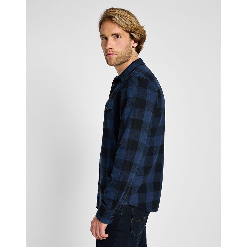 Lee Clean Western chemise homme XXL Buffalo à carreaux