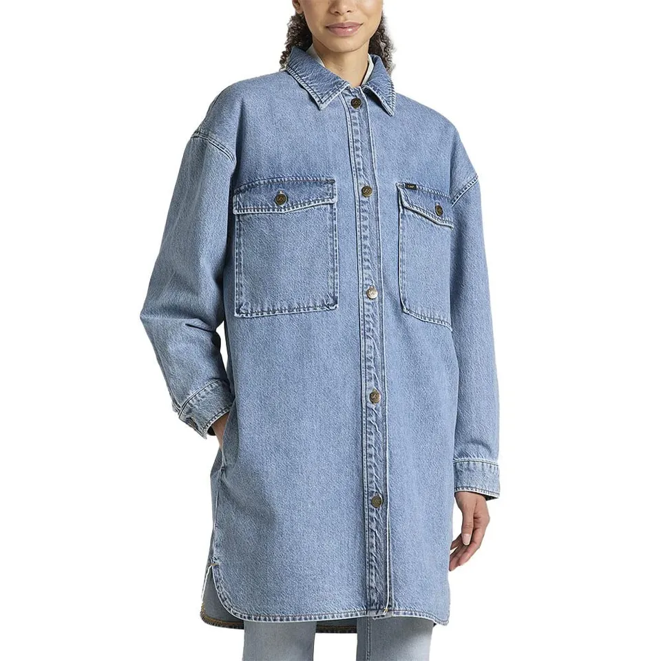Lee Elongated Overshirt surchemise femme coupe longue