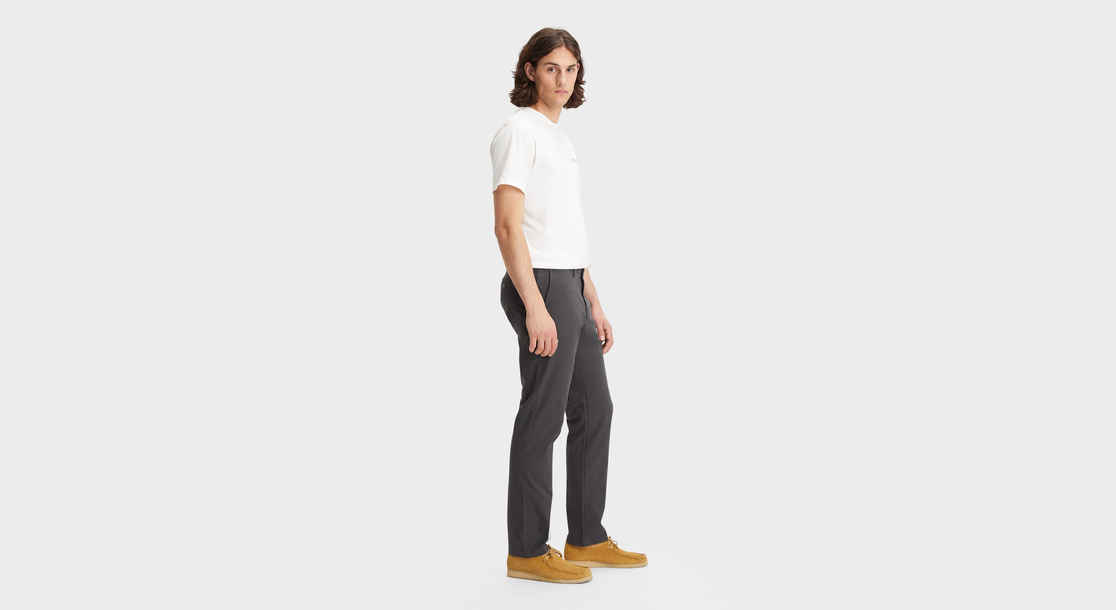 Dockers Crafted Khaki Slim Fit chino homme gris Steelhead
