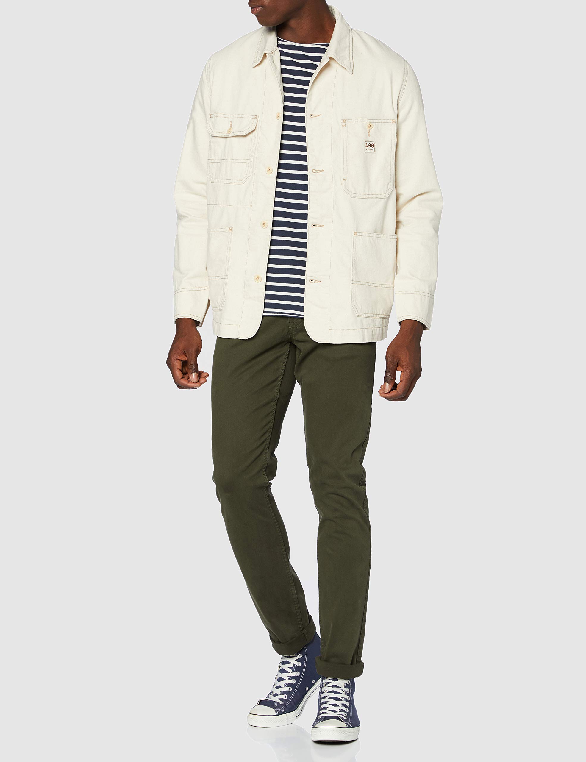 Lee Box Pocket Loco veste jean homme denim brut