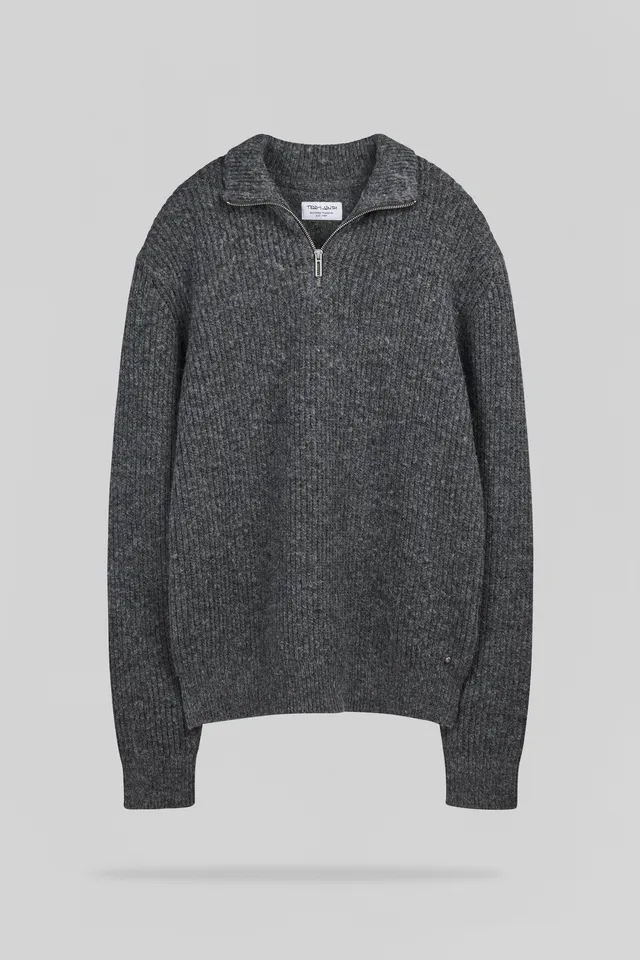 Teddy Smith P-Clayton pull col camionneur melange black